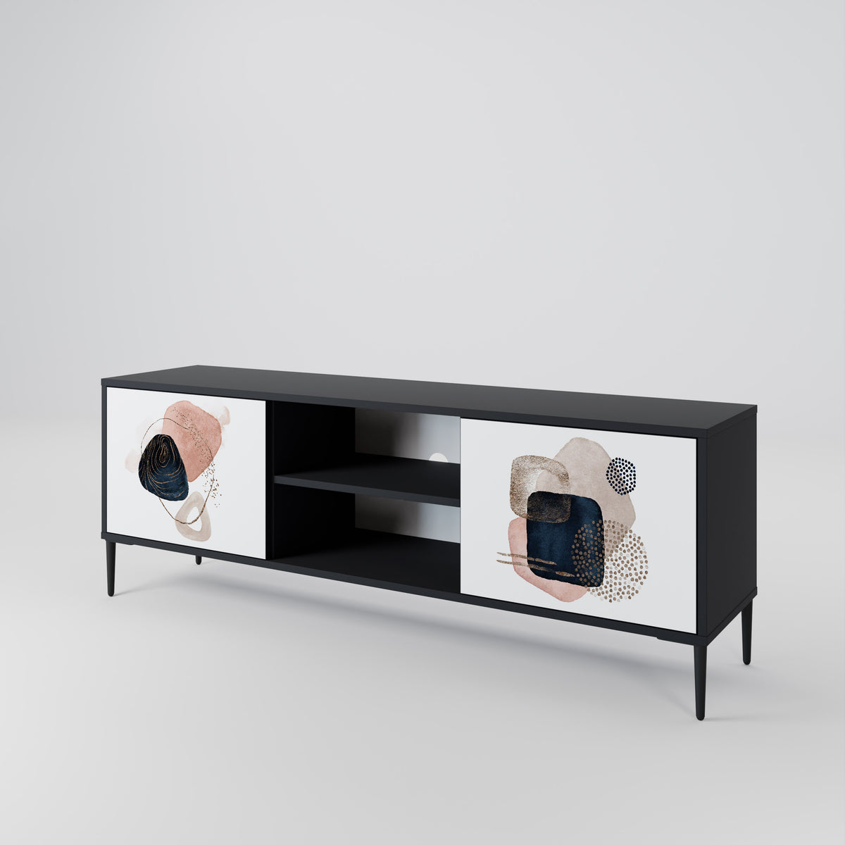 COLORFUL SHAPES 2-Door TV Cabinet