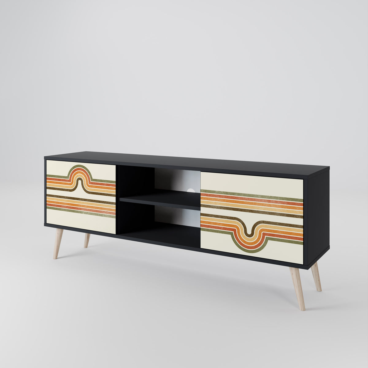 EXCEPTIONAL STREAM Έπιπλο τηλεόρασης 2-θυρών