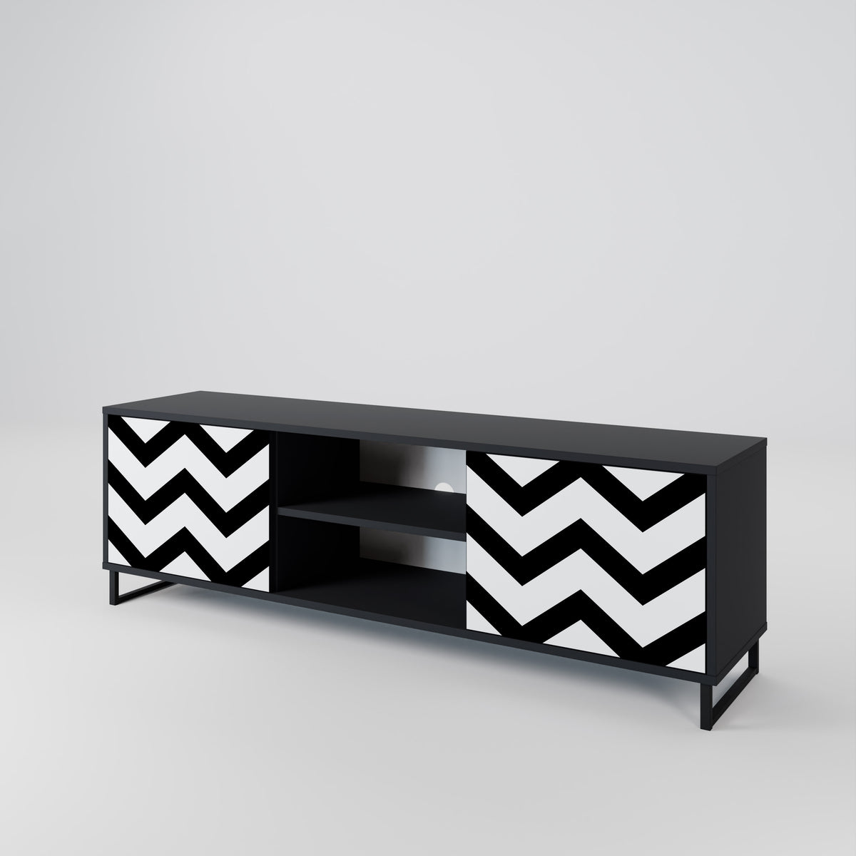 CLASSIC ZIG ZAG Έπιπλο τηλεόρασης 2-θυρών