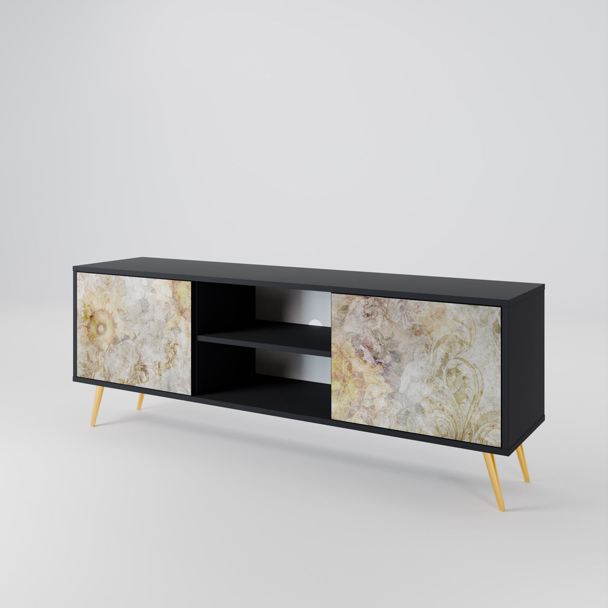 SUNFLOWER BLUR 2-Door TV Cabinet