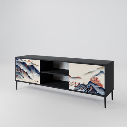 JAPANESE LANDSCAPE Έπιπλο τηλεόρασης 2-θυρών