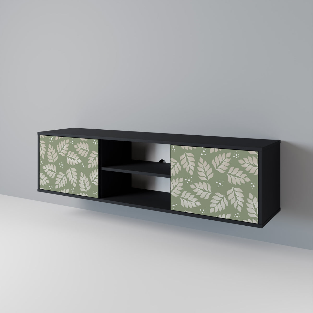 LEAVES ON GREEN 2-Door TV Cabinet