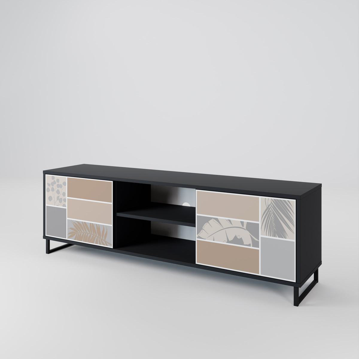 TROPICAL SHAPES 2-Door TV Cabinet