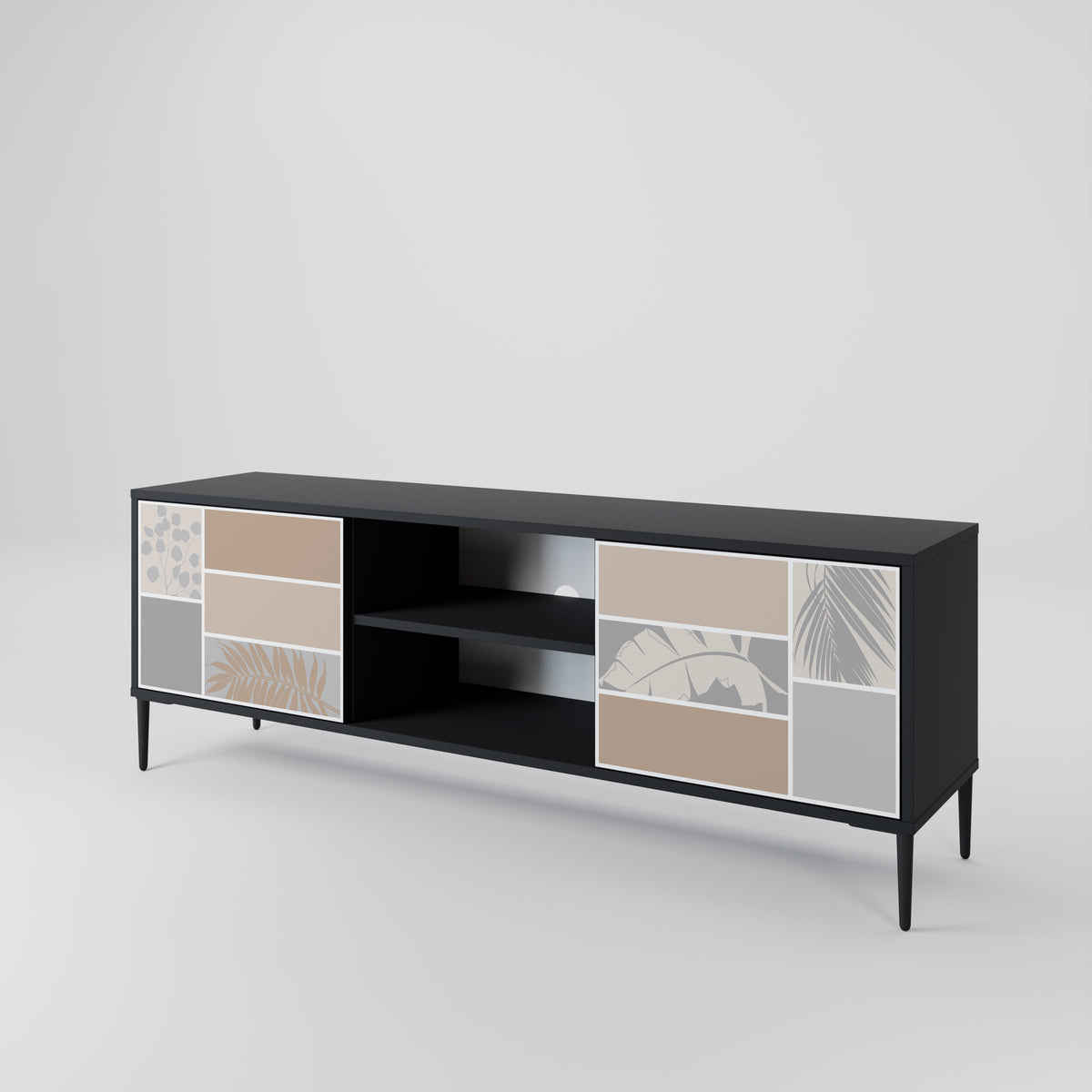 TROPICAL SHAPES 2-Door TV Cabinet