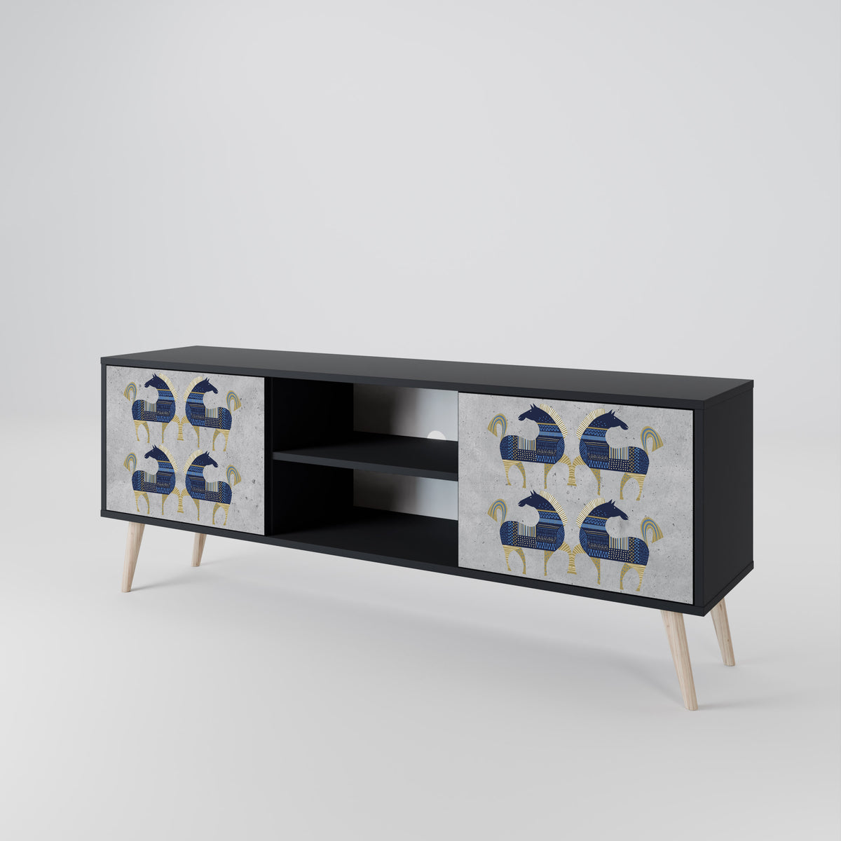 MAJESTIC STEED 2-Door TV Cabinet