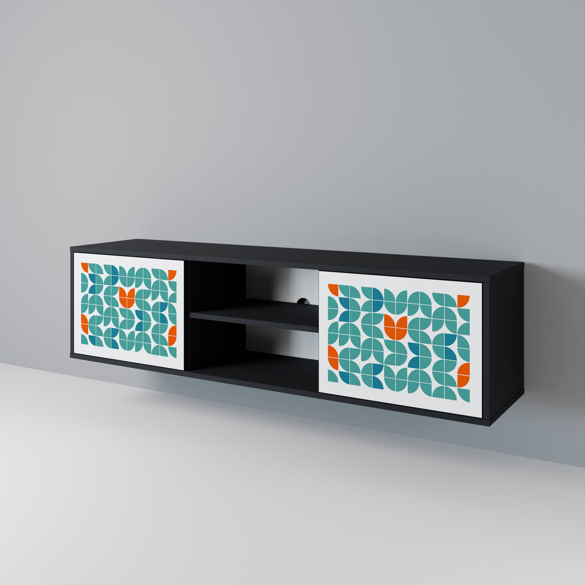 BE THE CHANGE Έπιπλο τηλεόρασης 2-θυρών