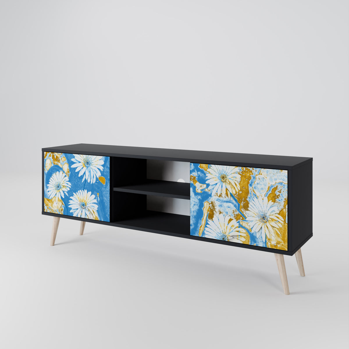 DAISY LUXE Έπιπλο τηλεόρασης 2-θυρών