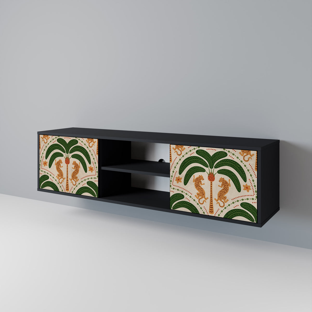 DANCING PREDATORS Έπιπλο τηλεόρασης 2-θυρών