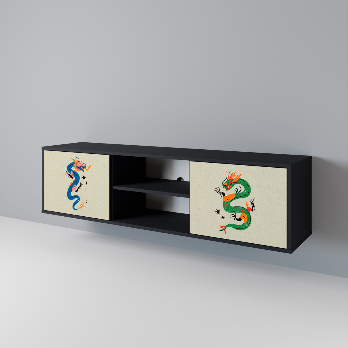 MYTHOLOGICAL CREATURES Έπιπλο τηλεόρασης 2-θυρών