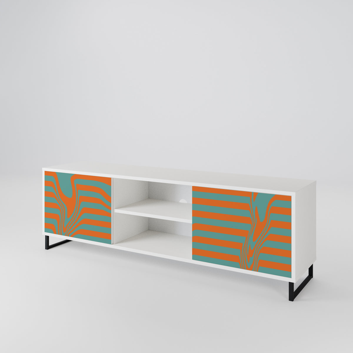 LINE COLLAPSE Έπιπλο τηλεόρασης 2-θυρών