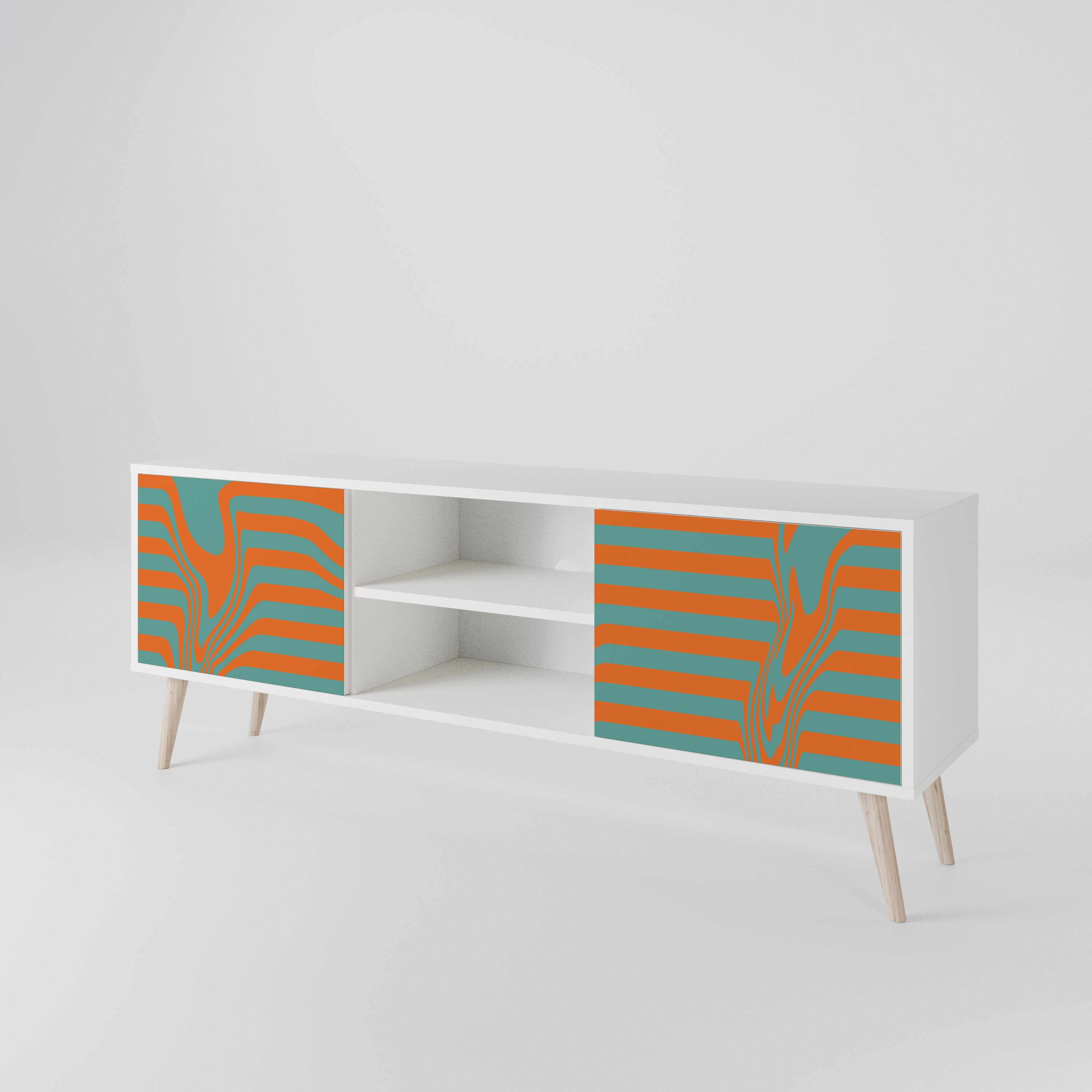 LINE COLLAPSE 2-Door TV Cabinet