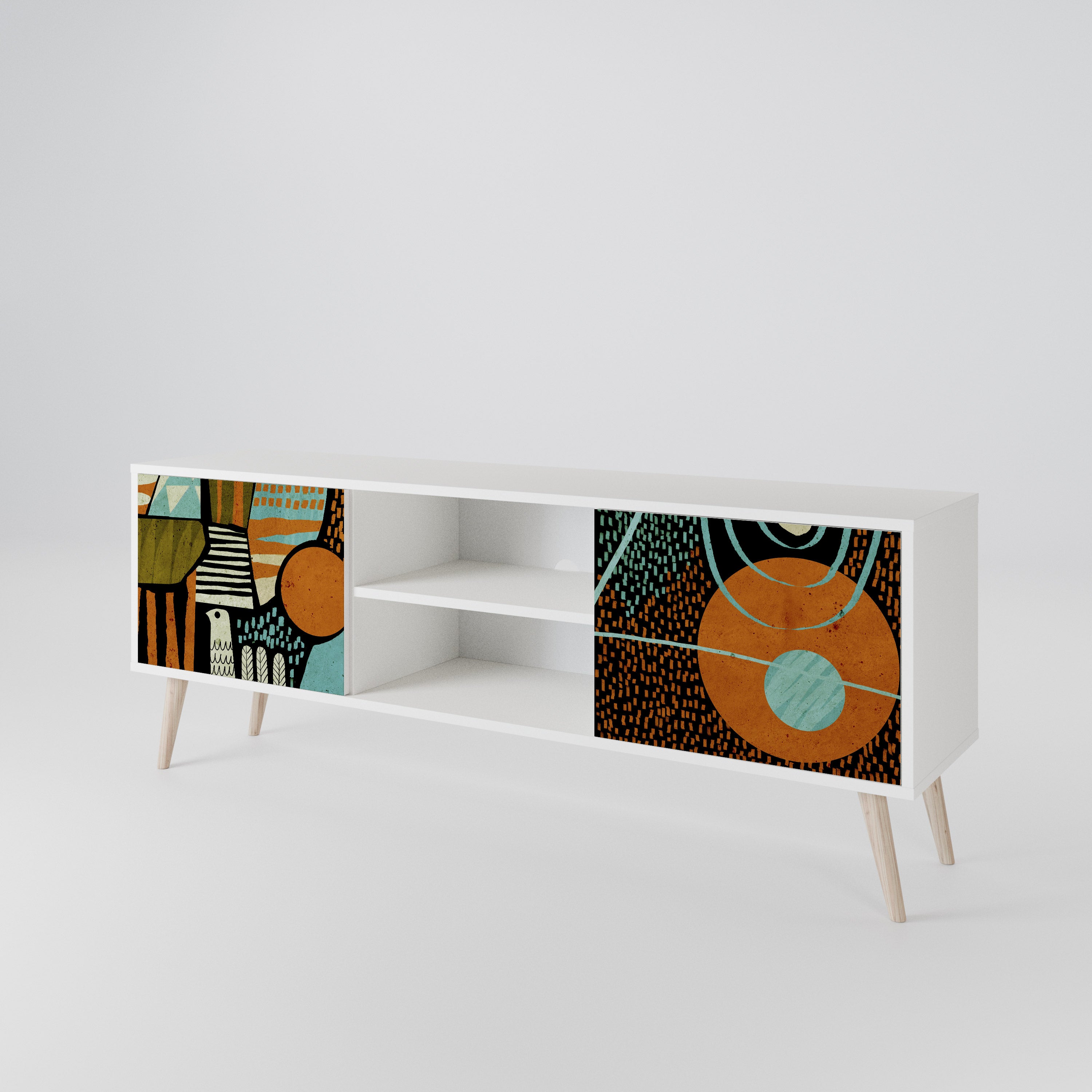 GEODE GLIMMER 2-Door TV Cabinet