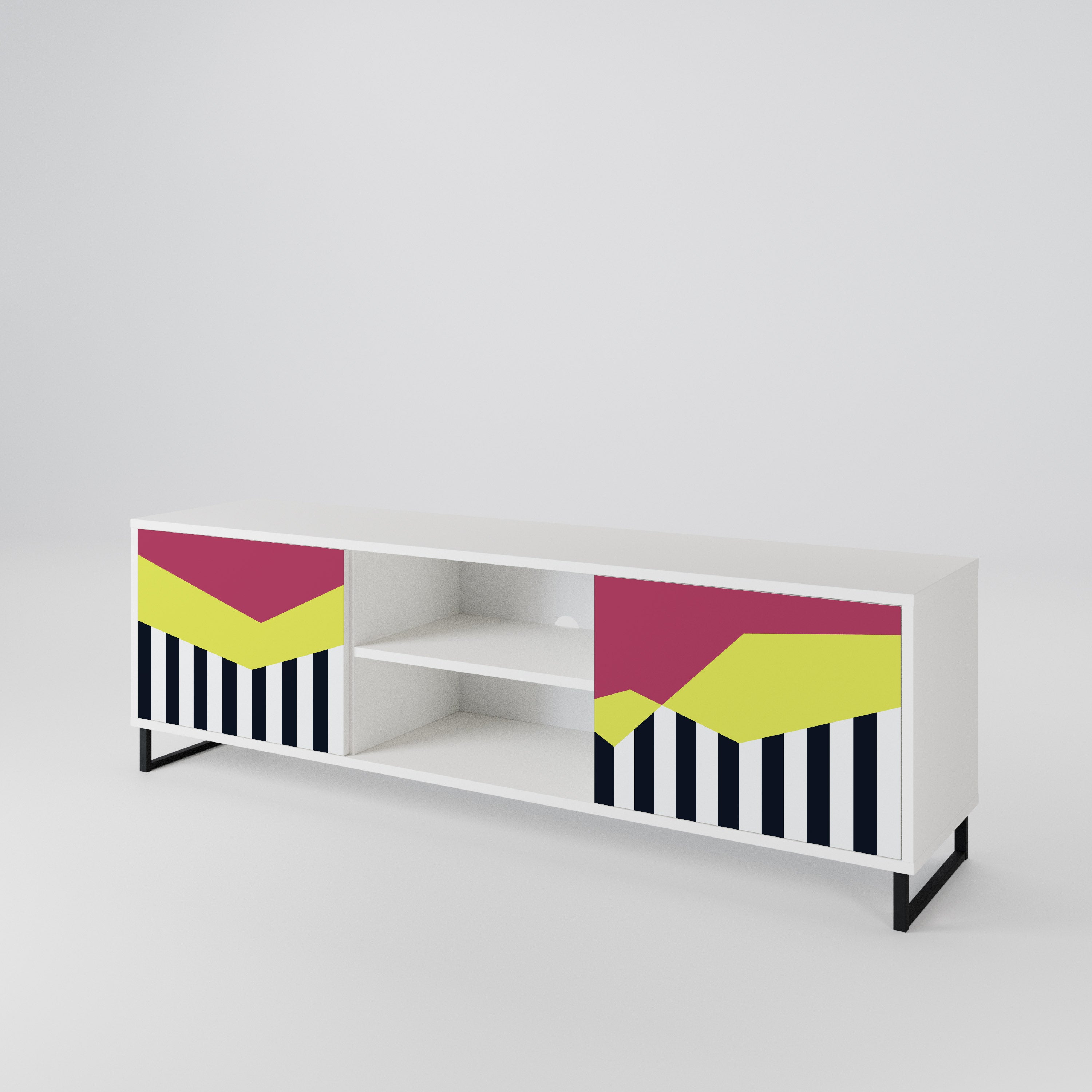 PIANO FANTASY 2-Door TV Cabinet