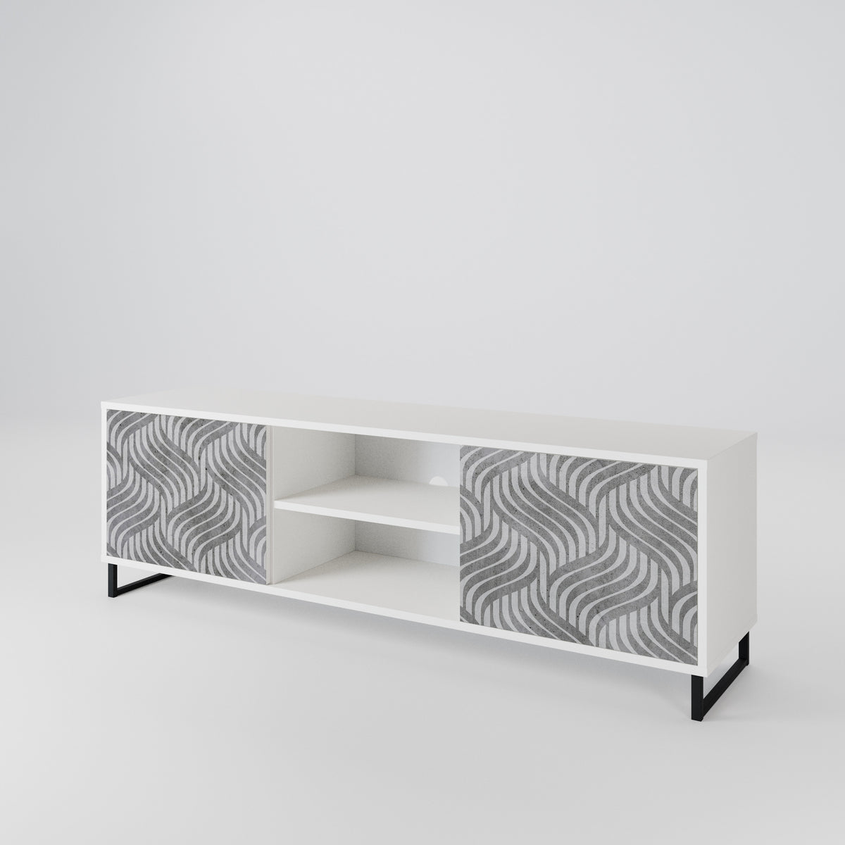 CONCRETE MOVEMENT 2-Door TV Cabinet