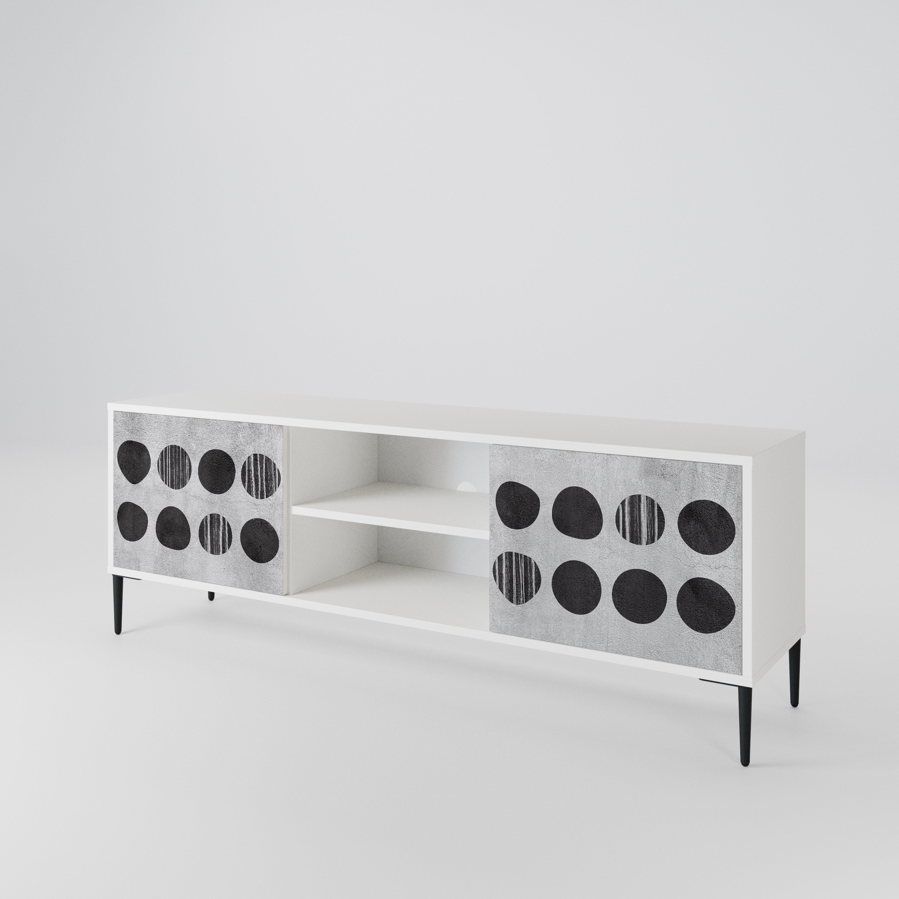 GHOSTLY GRADIENTS 2-Door TV Cabinet