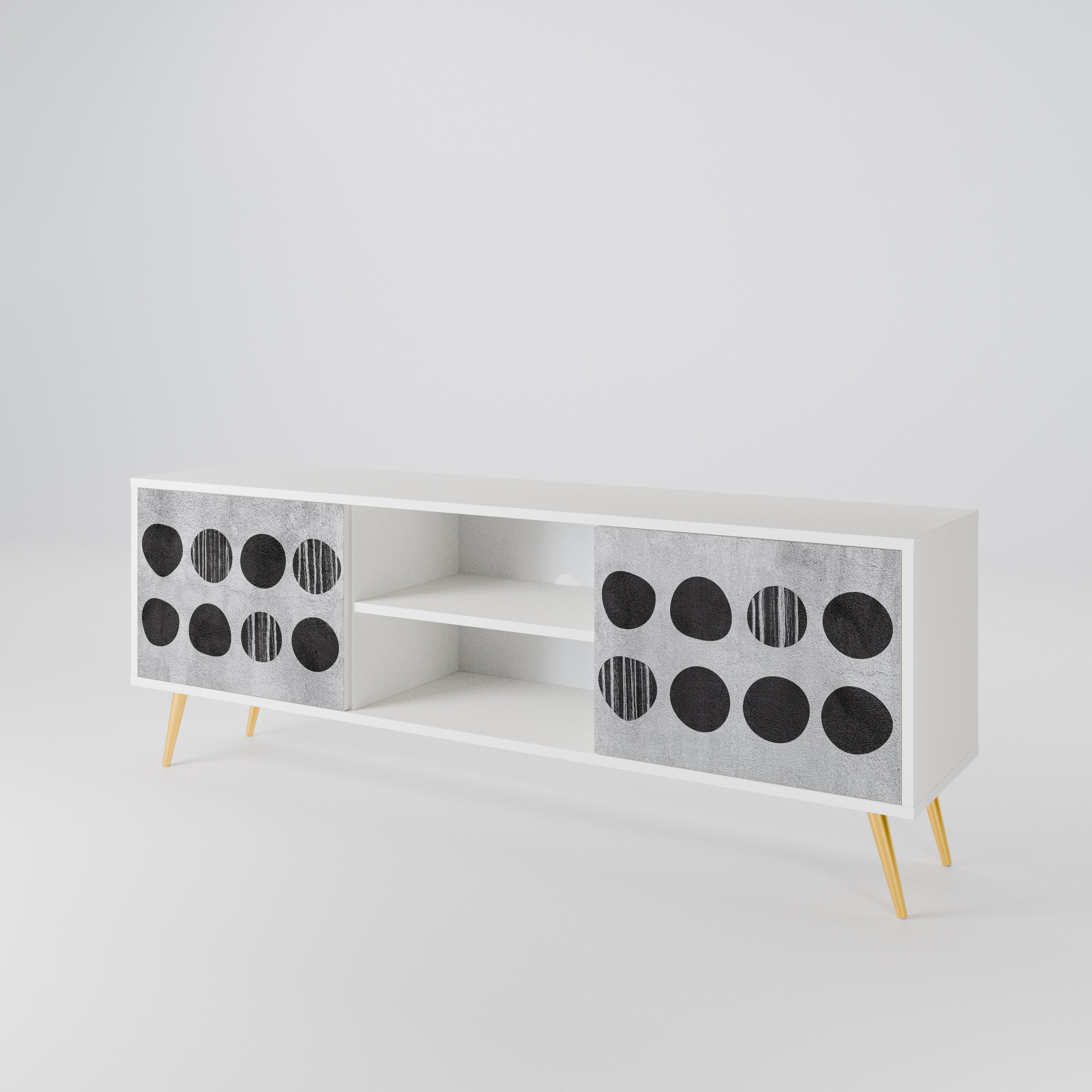 GHOSTLY GRADIENTS 2-Door TV Cabinet