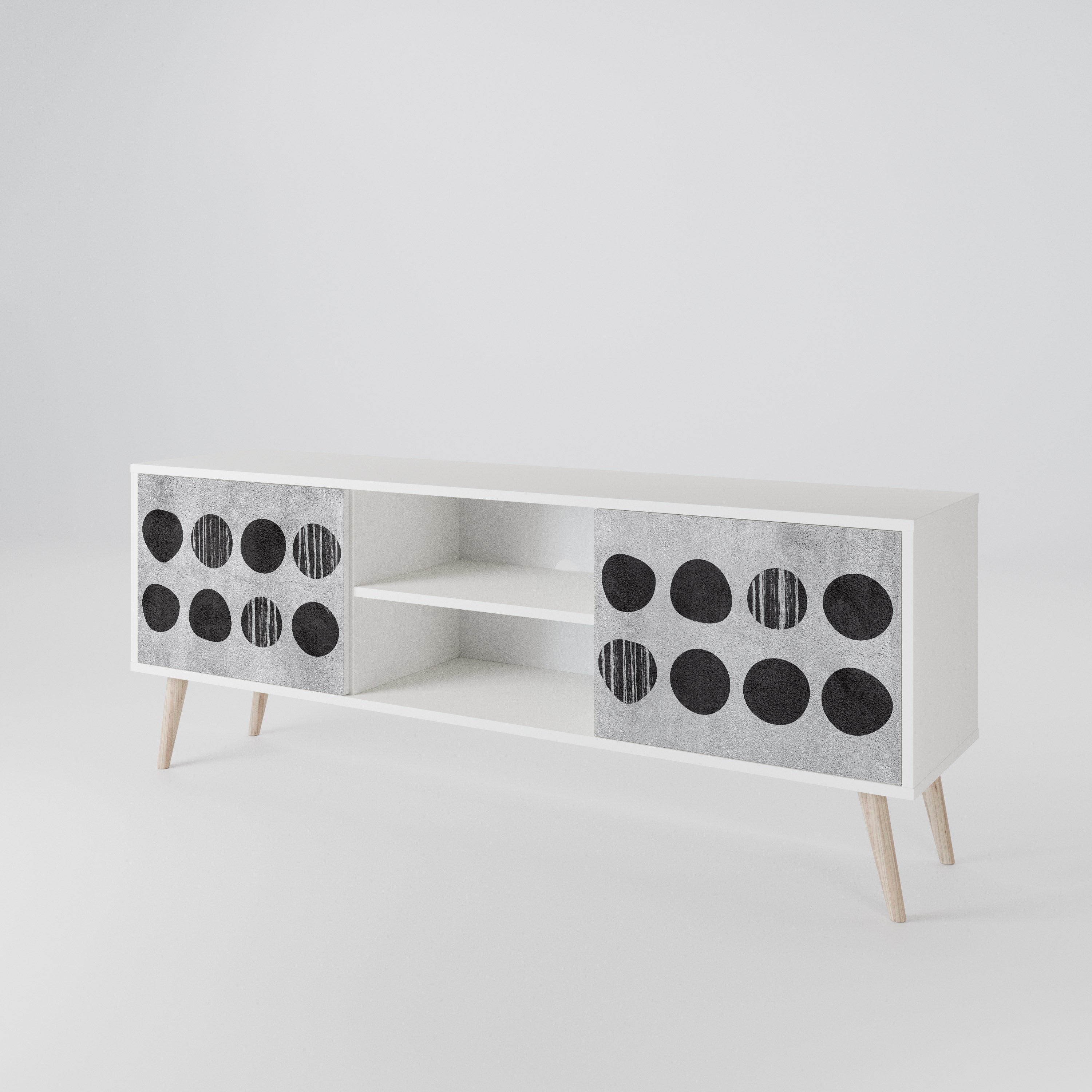 GHOSTLY GRADIENTS 2-Door TV Cabinet