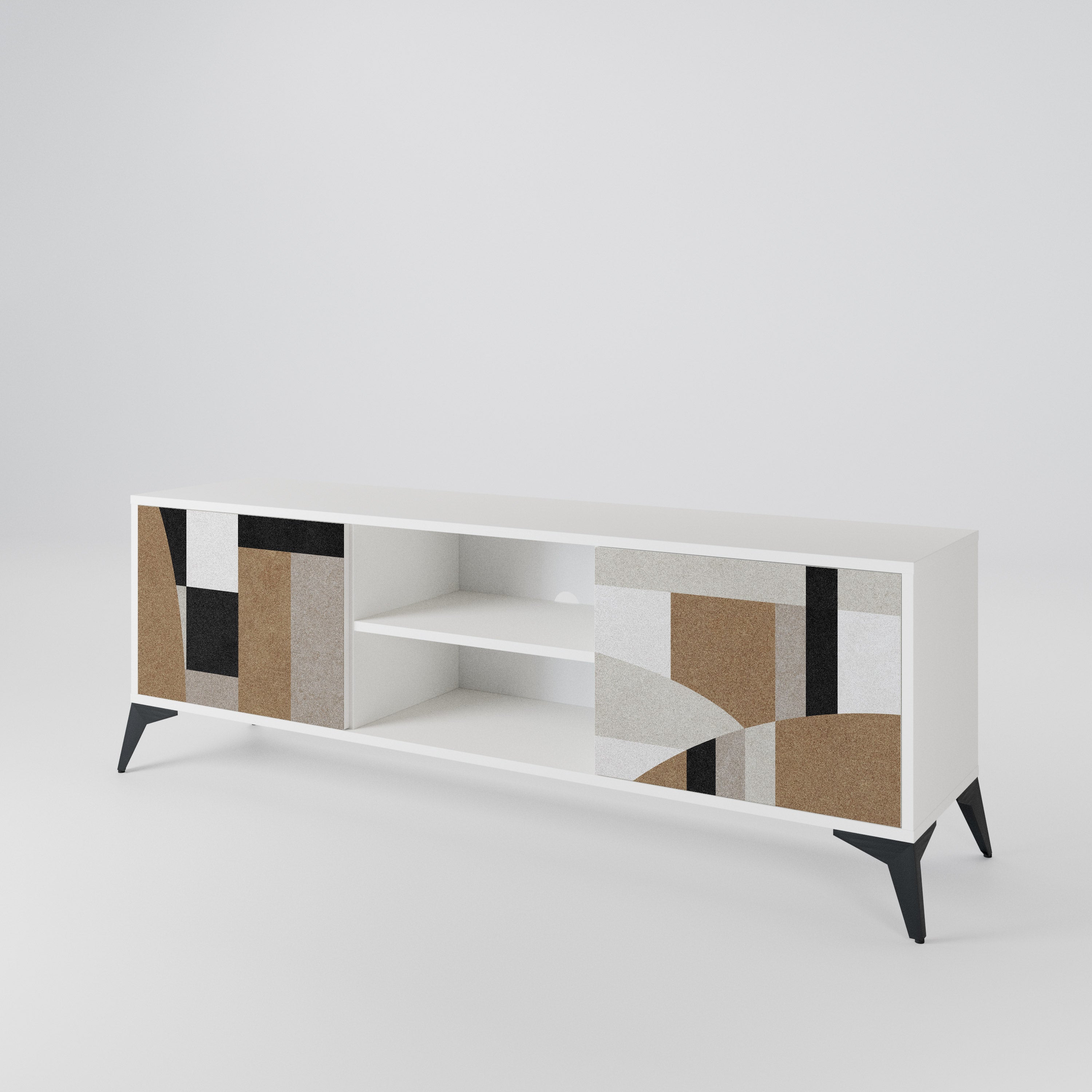 DELICATE MEMENTO 2-Door TV Cabinet