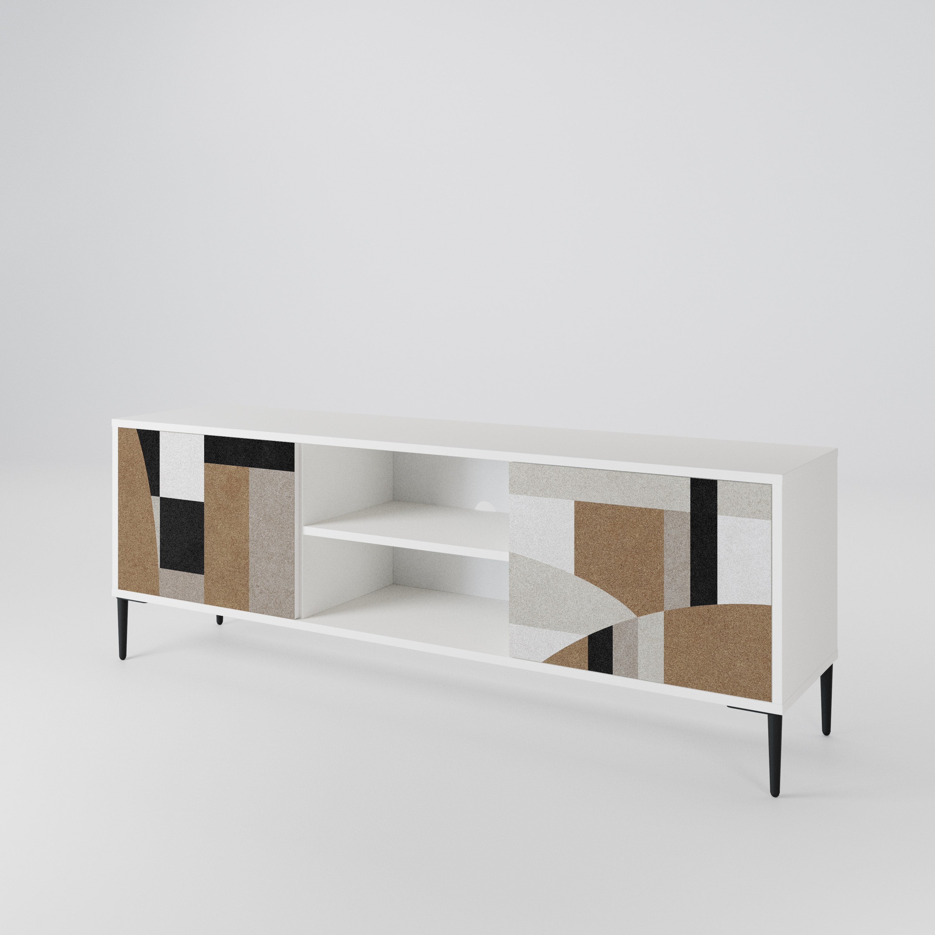 DELICATE MEMENTO 2-Door TV Cabinet