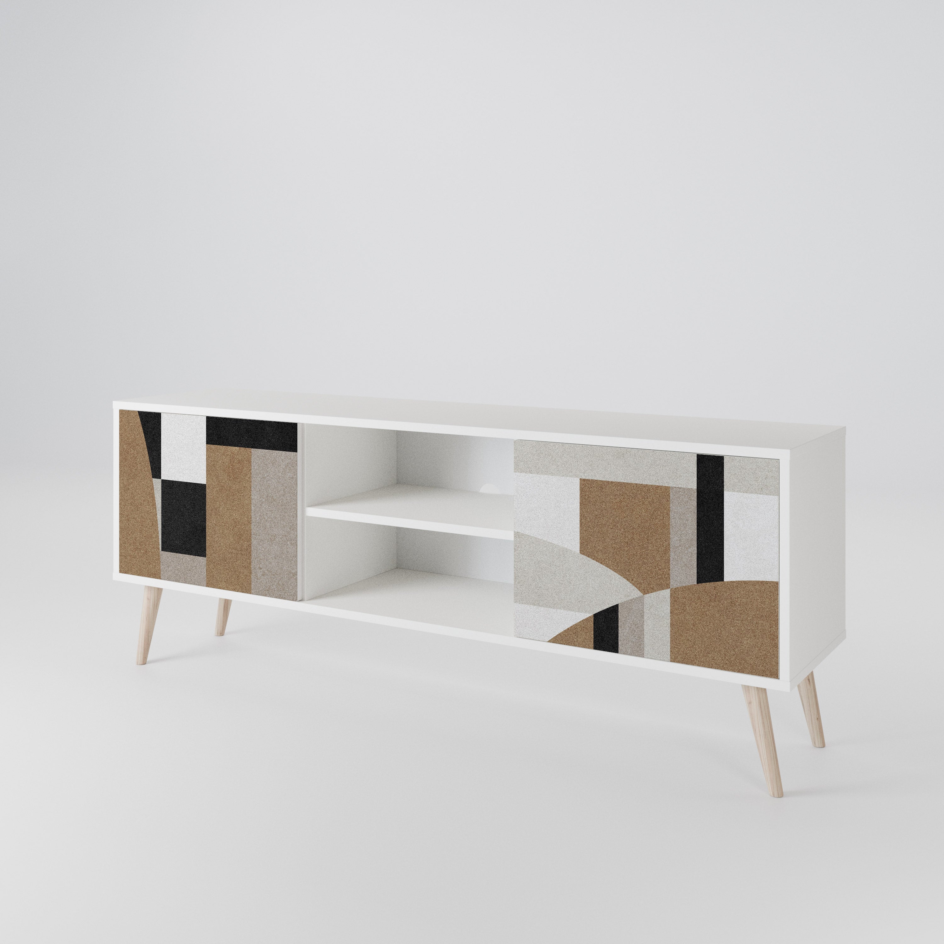 DELICATE MEMENTO 2-Door TV Cabinet