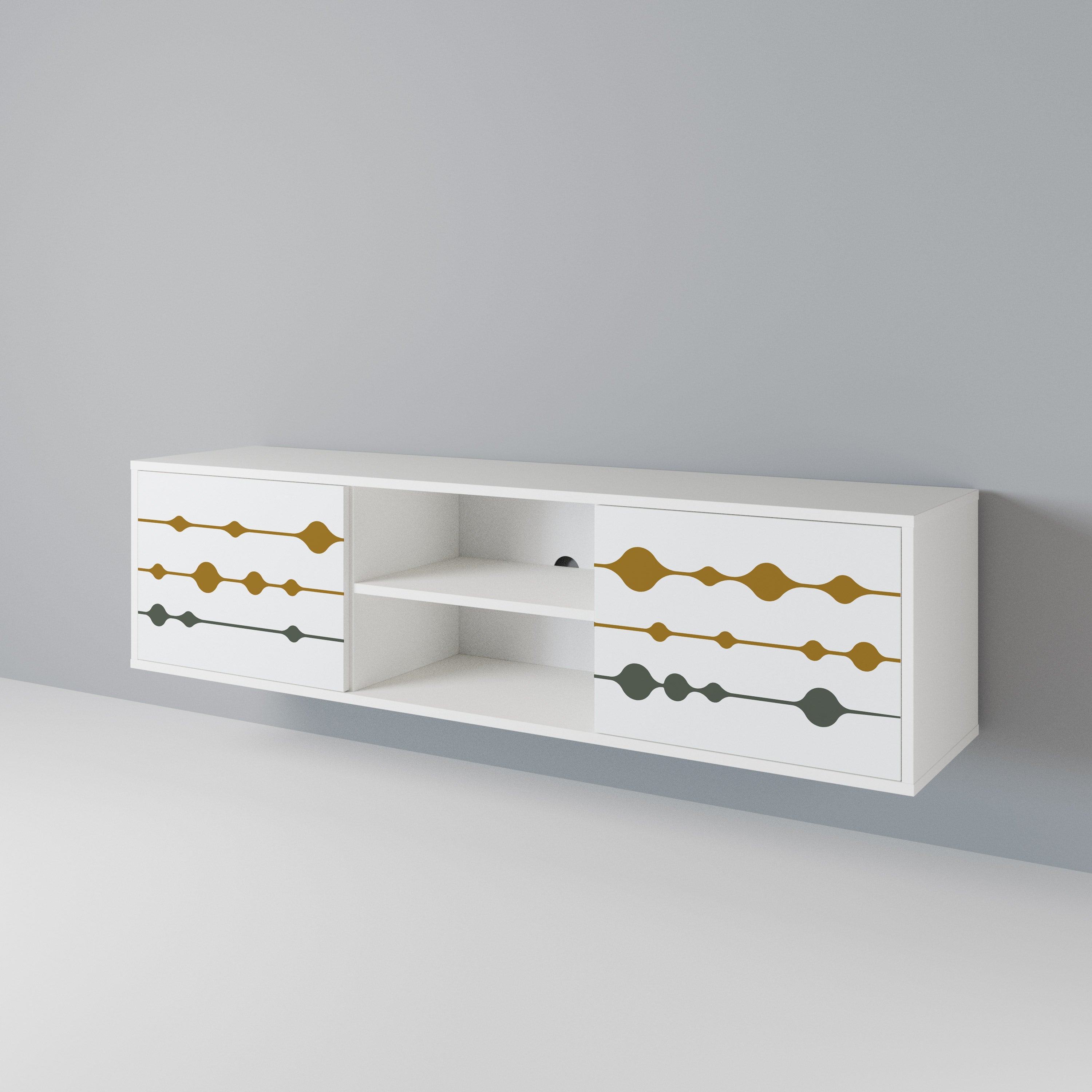 VIVID TONE 2-Door TV Cabinet