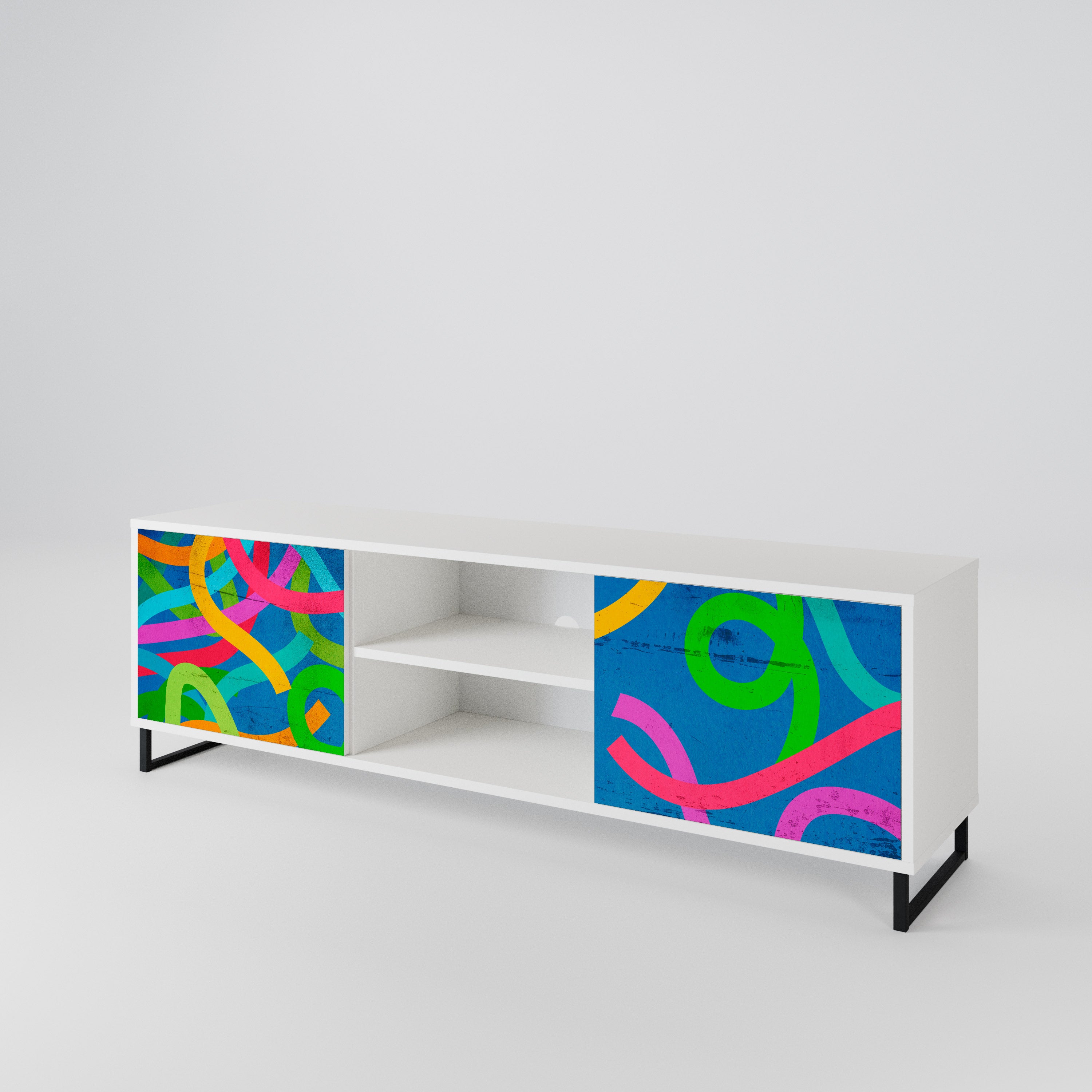 STREAMER TANGLE 2-Door TV Cabinet