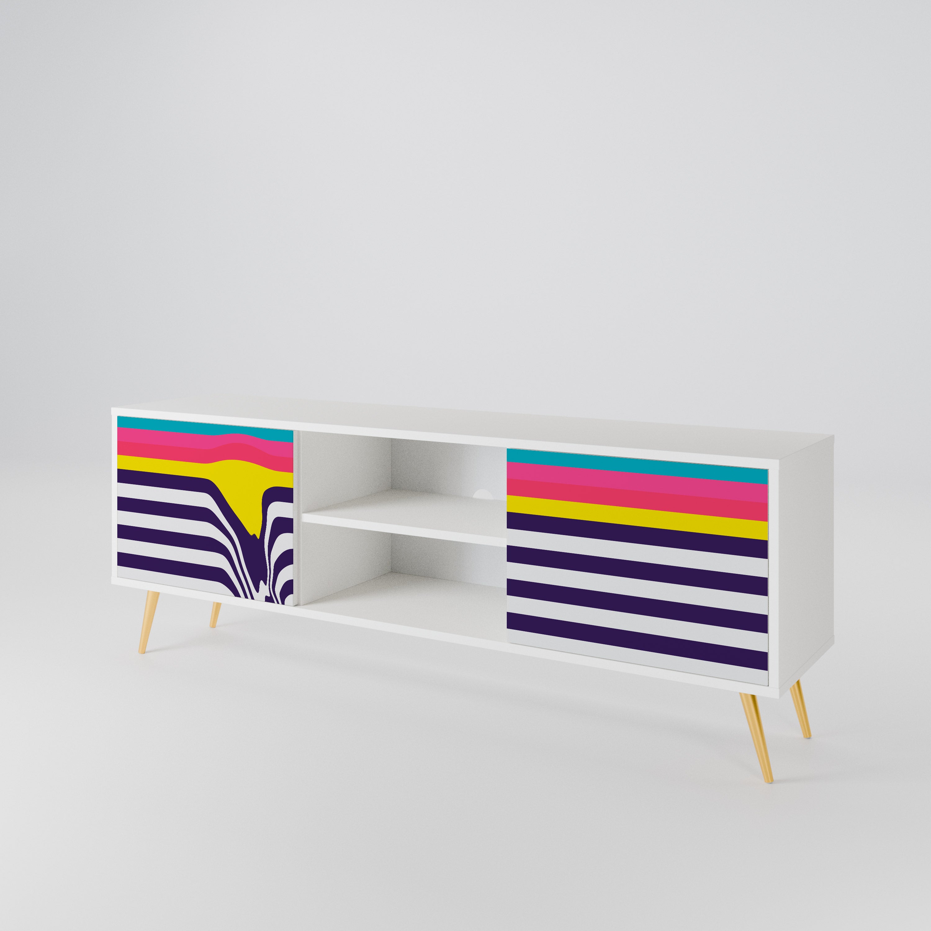 TONE COLLAPSE 2-Door TV Cabinet