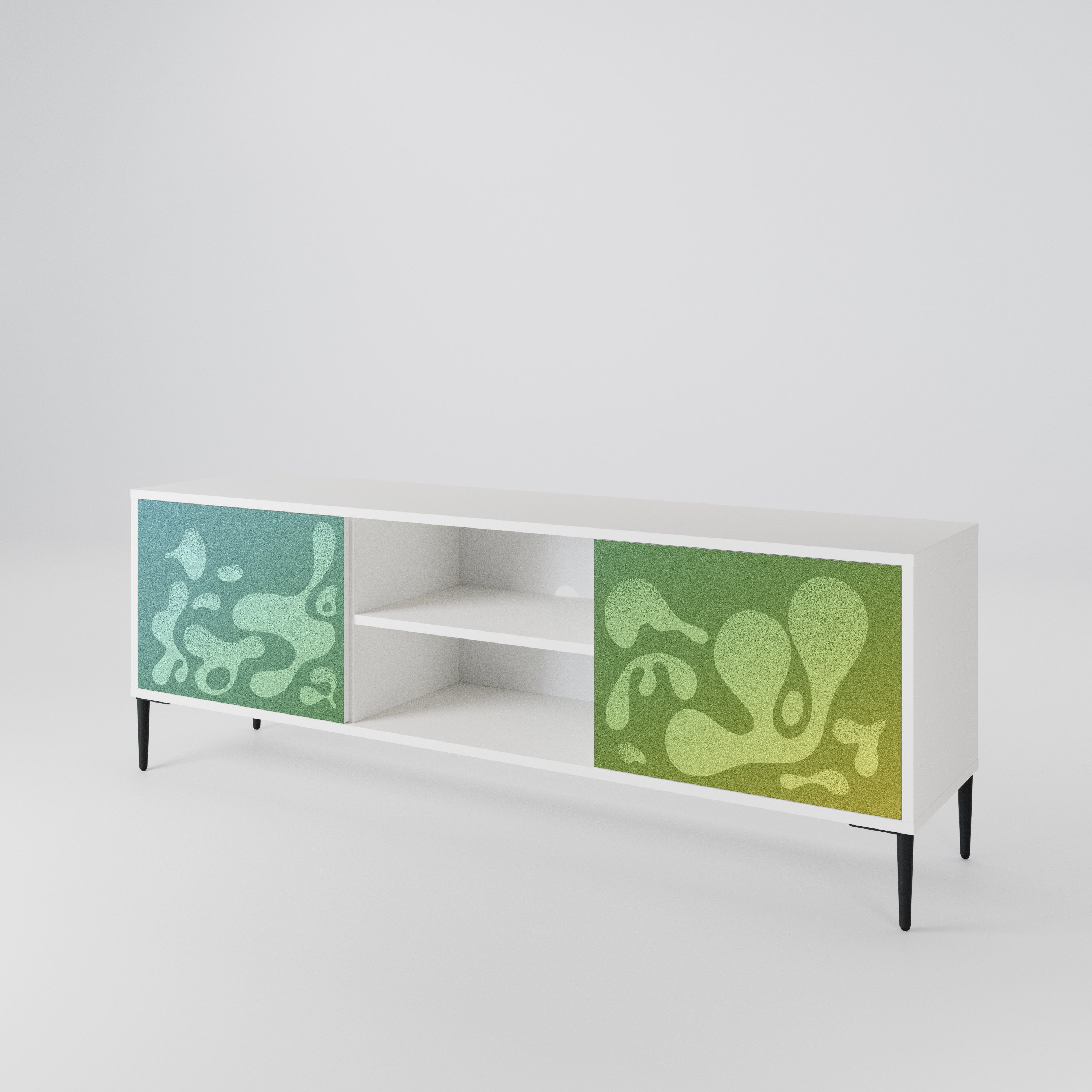 IRREGULAR BLUE 2-Door TV Cabinet