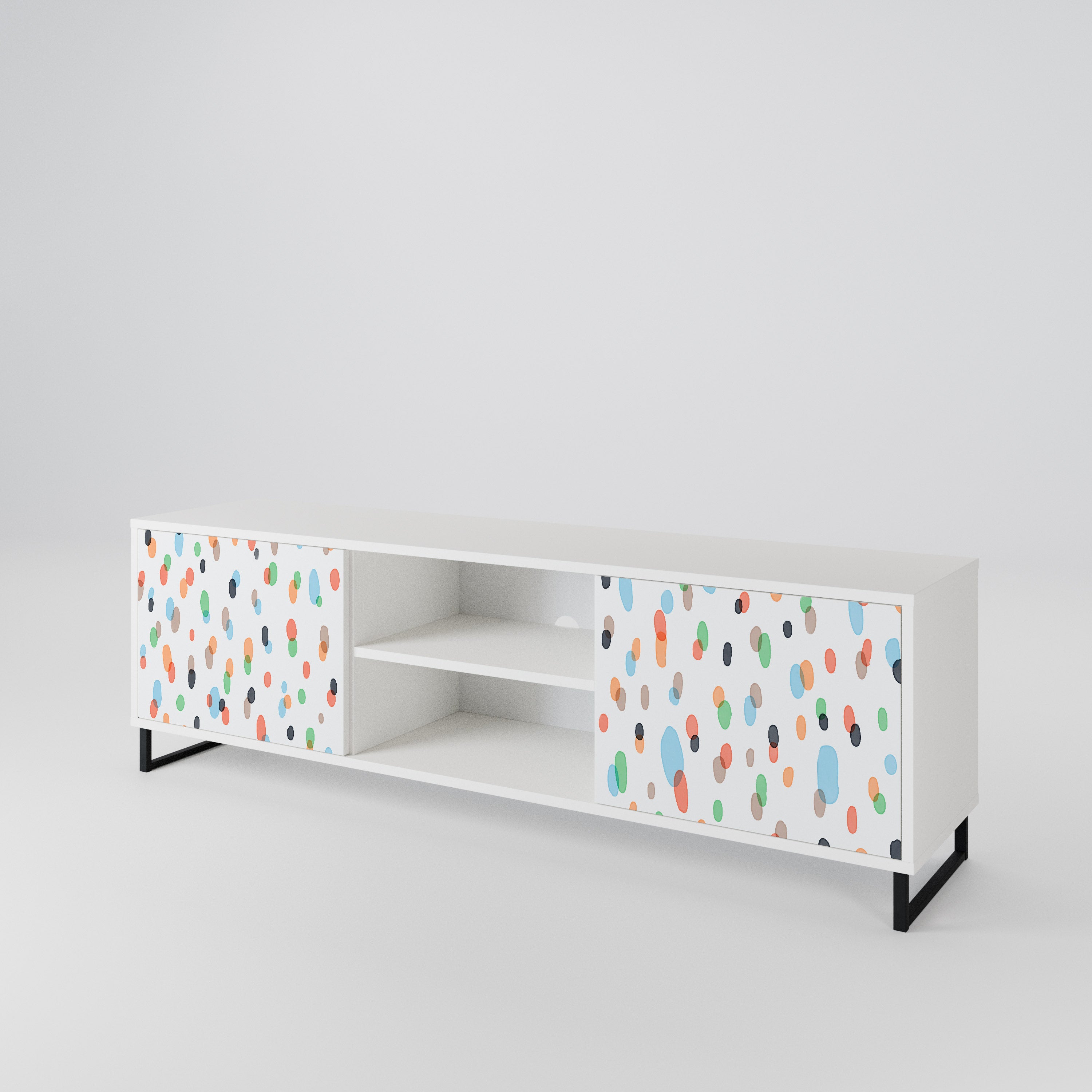 ENERGETIC SPOTS 2-Door TV Cabinet