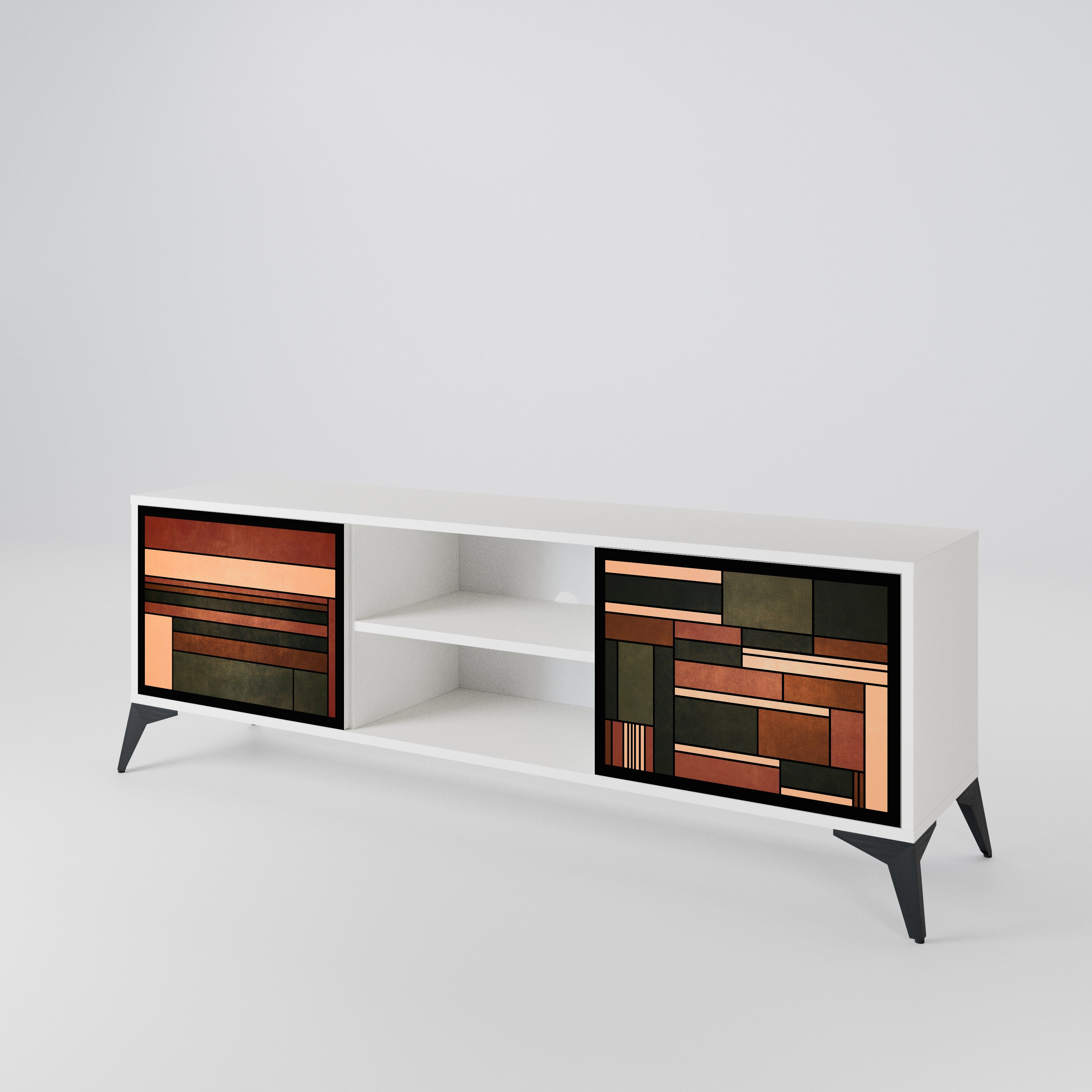 FIGURES OF NATURE 2-Door TV Cabinet