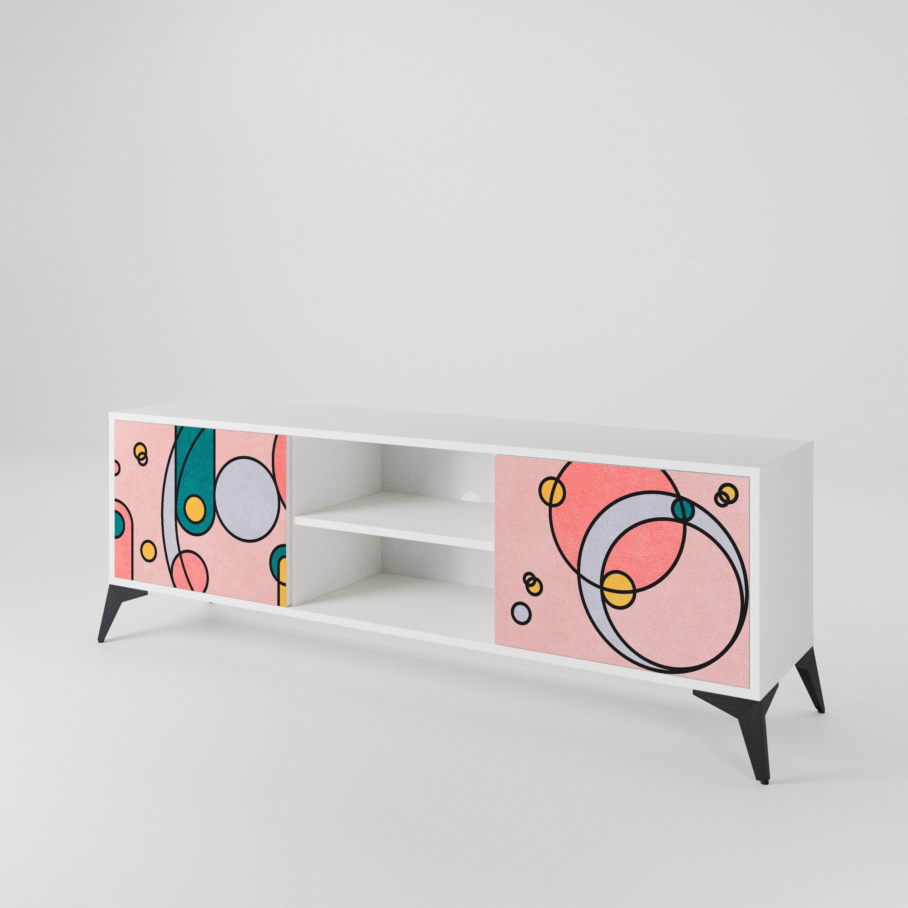 GOSSAMER ECHOES 2-Door TV Cabinet
