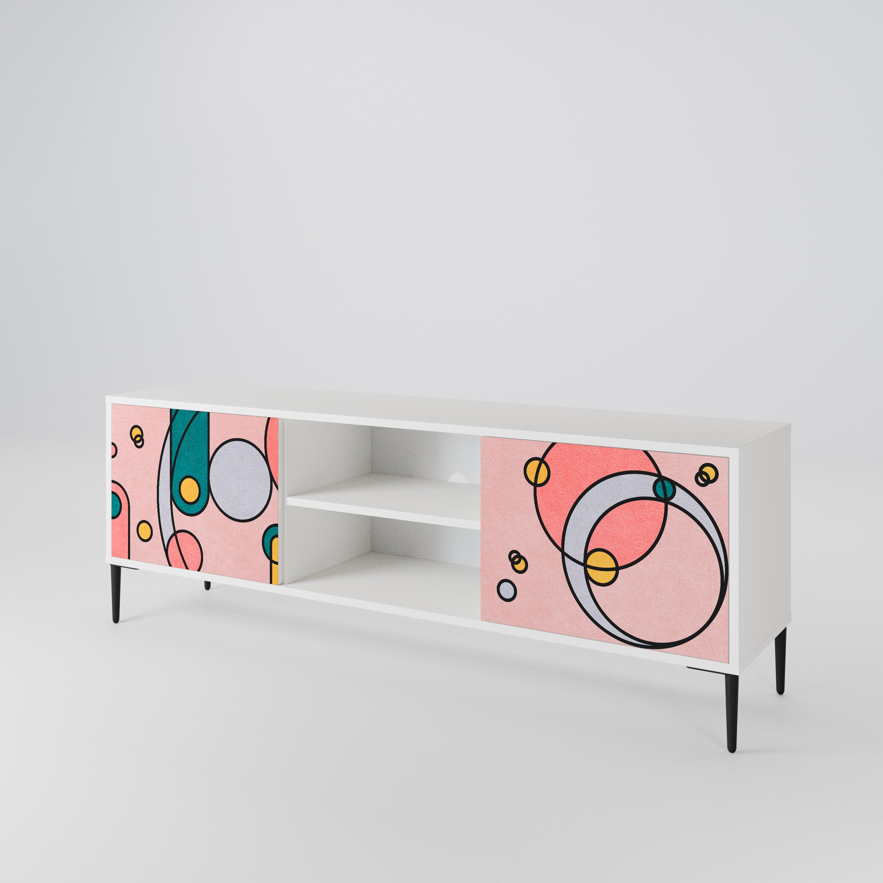 GOSSAMER ECHOES 2-Door TV Cabinet