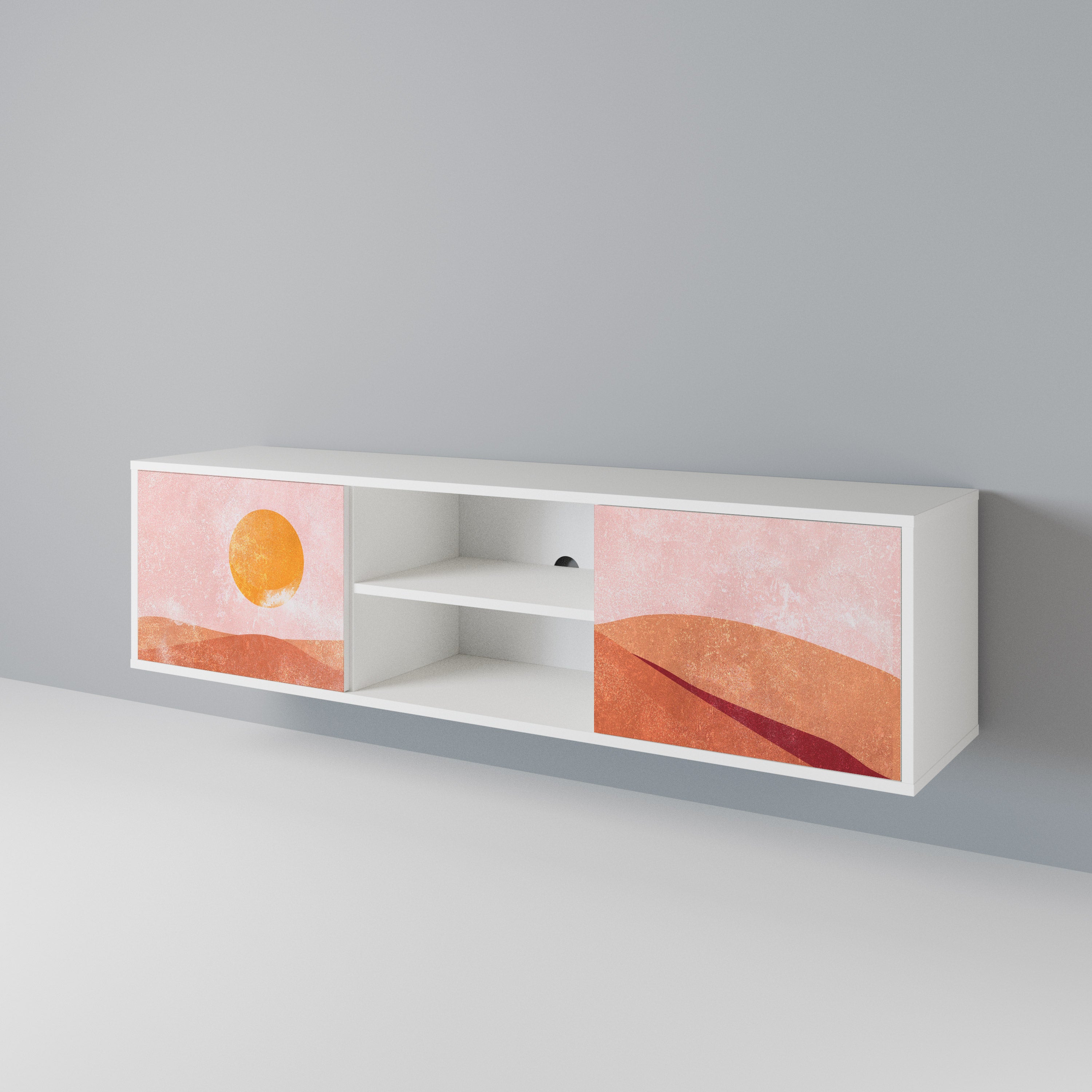 LUMINOUS SUNLIGHT 2-Door TV Cabinet