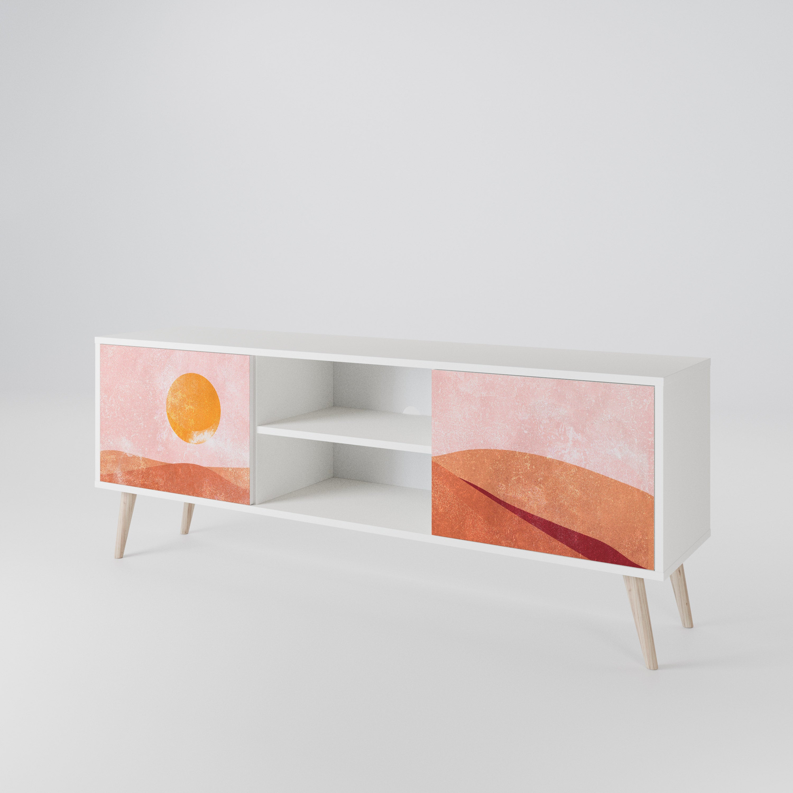 LUMINOUS SUNLIGHT 2-Door TV Cabinet