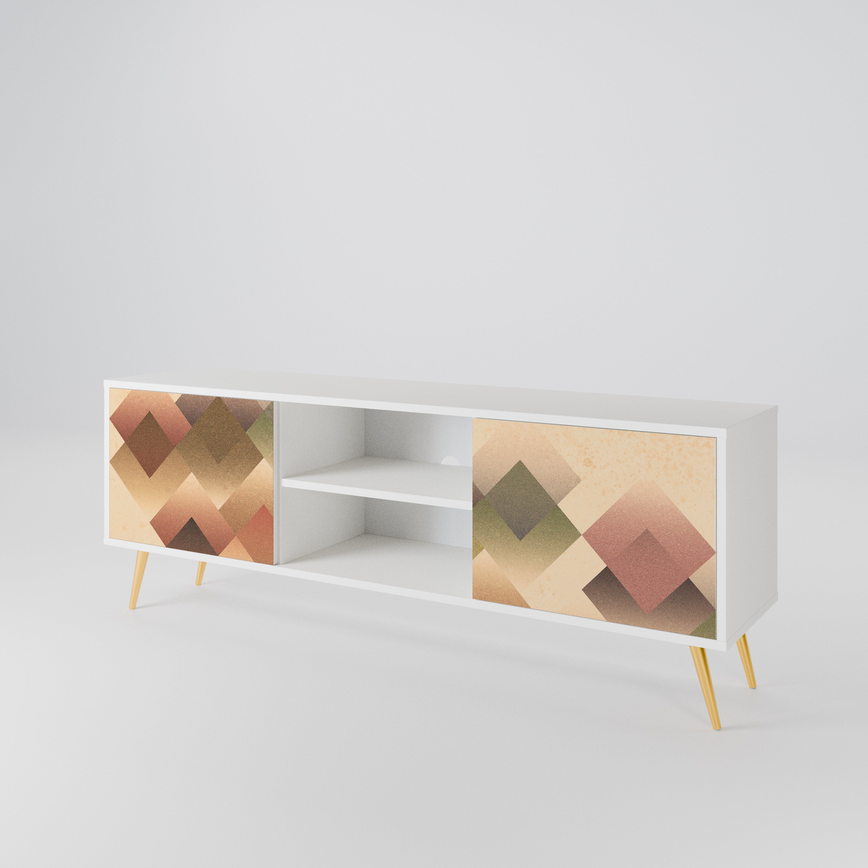 GEOMETRIC FUSION 2-Door TV Cabinet