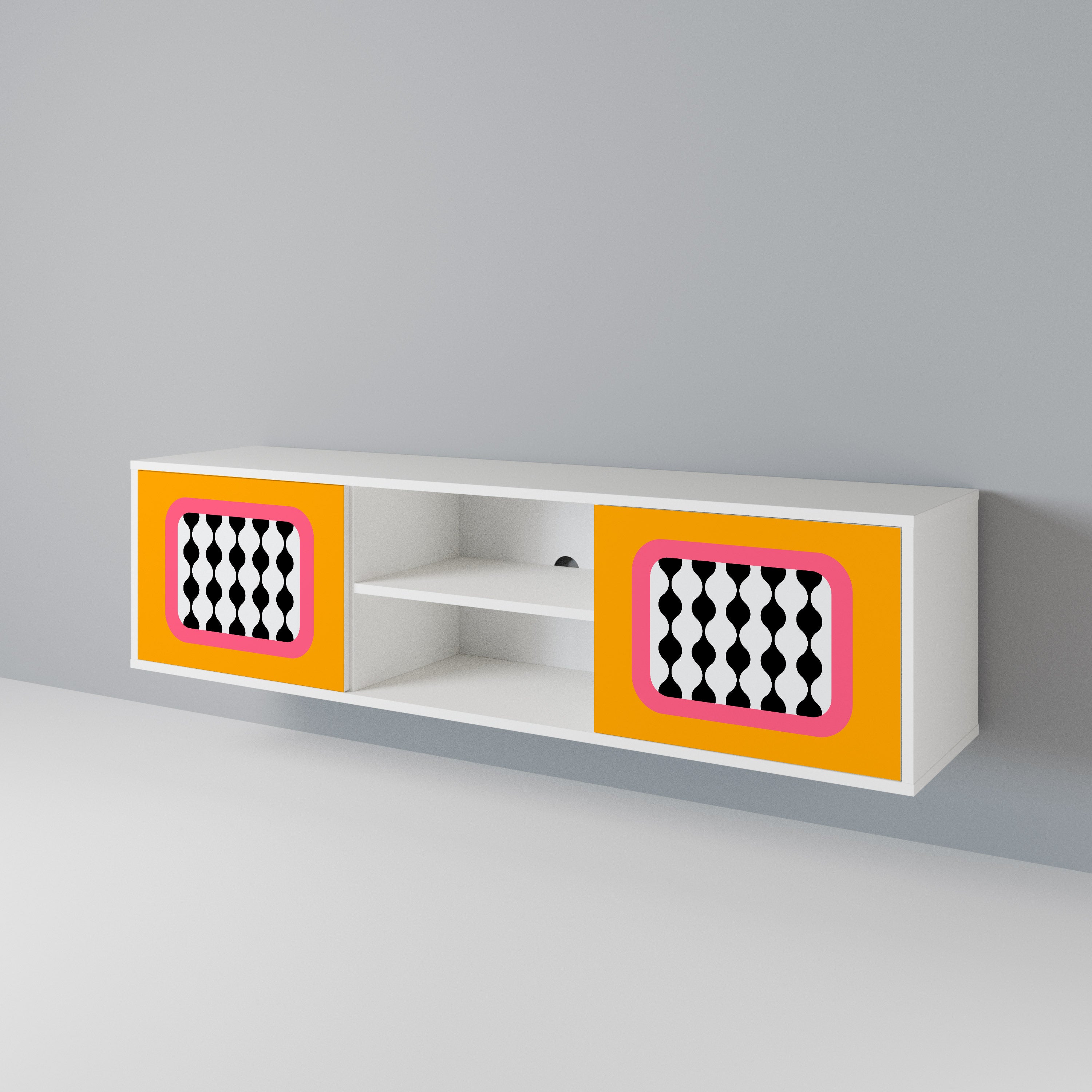 TEARS IN HEAVEN 2-Door TV Cabinet