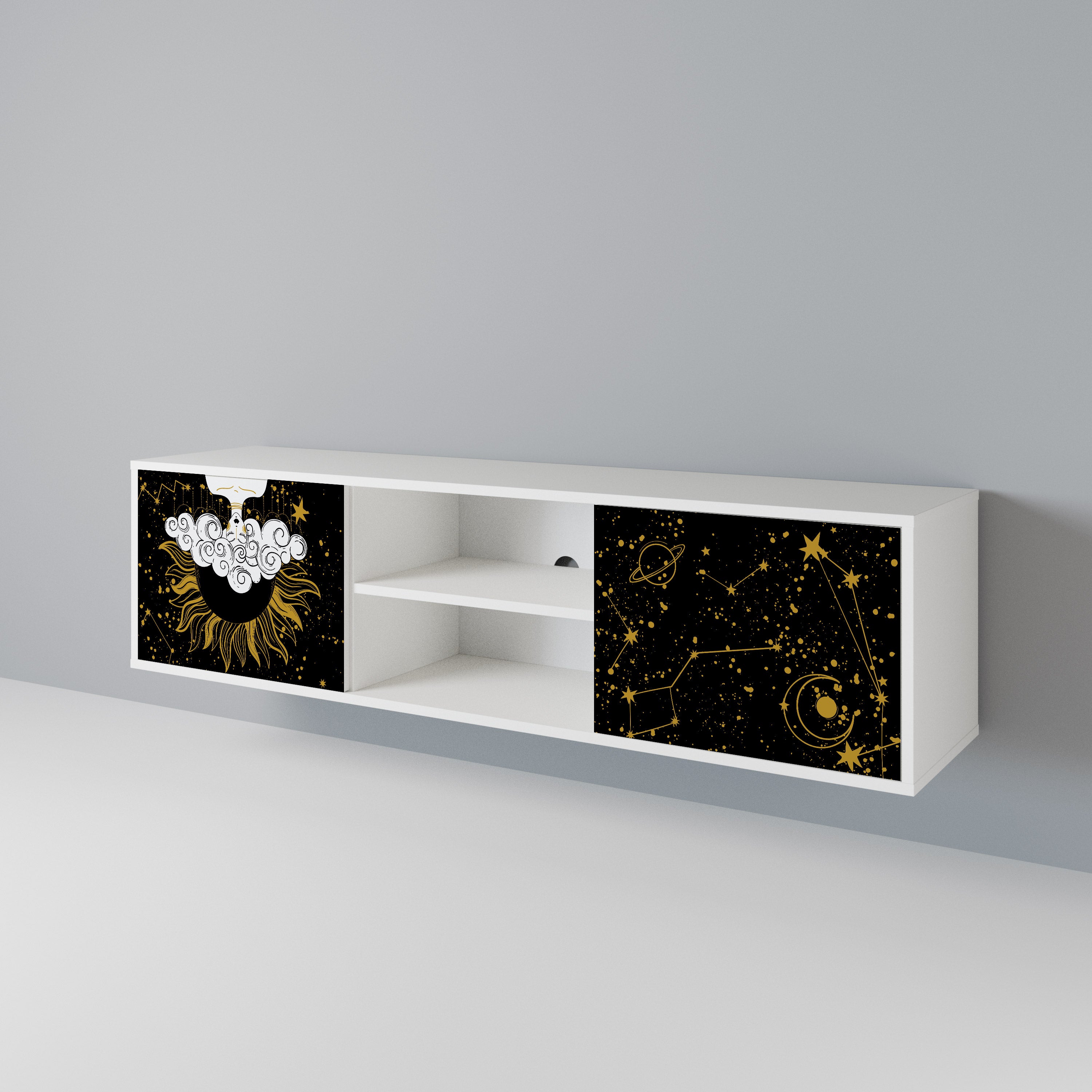 STELLAR CONSTELLATIONS 2-Door TV Cabinet