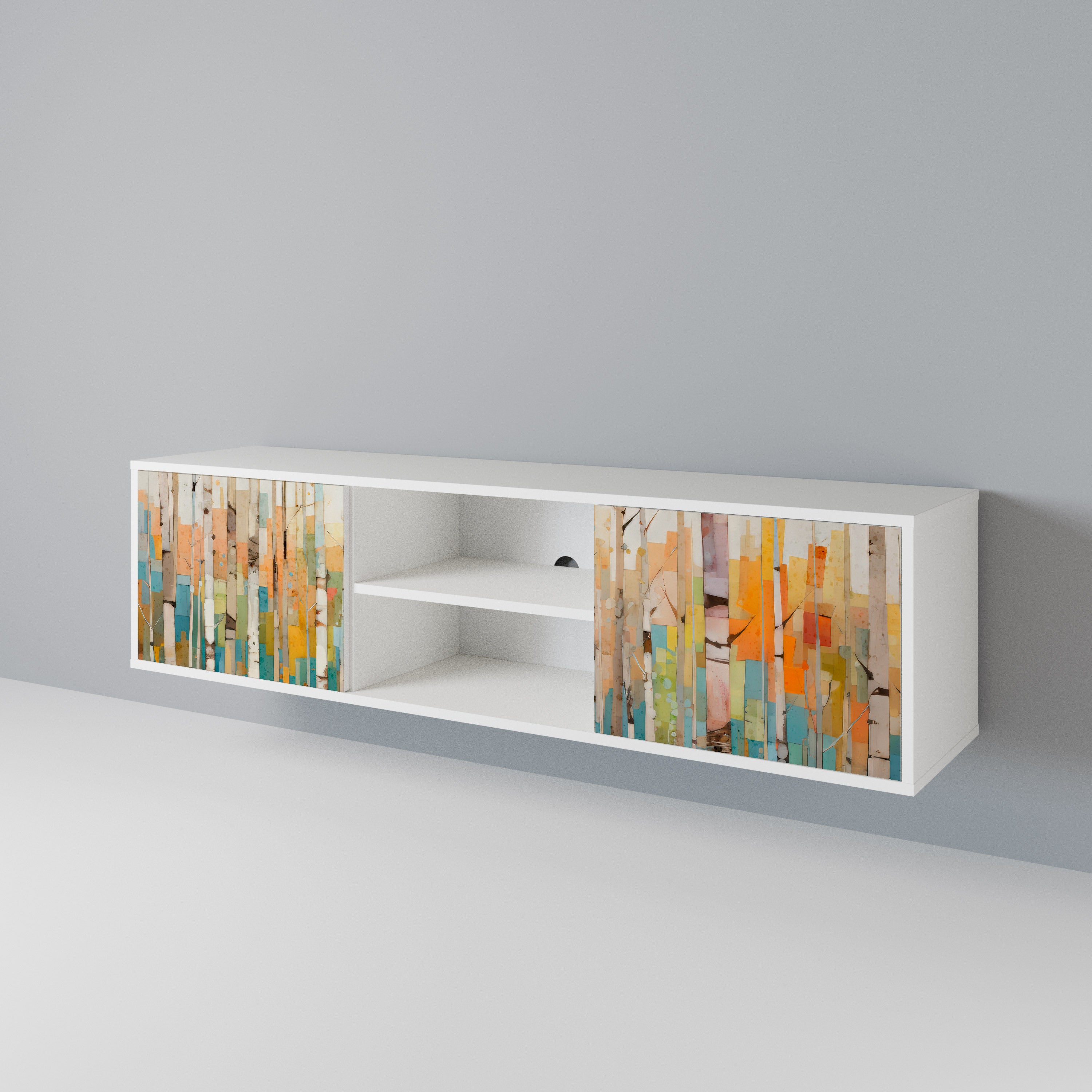 BIRCH KALEIDOSCOPE 2-Door TV Cabinet