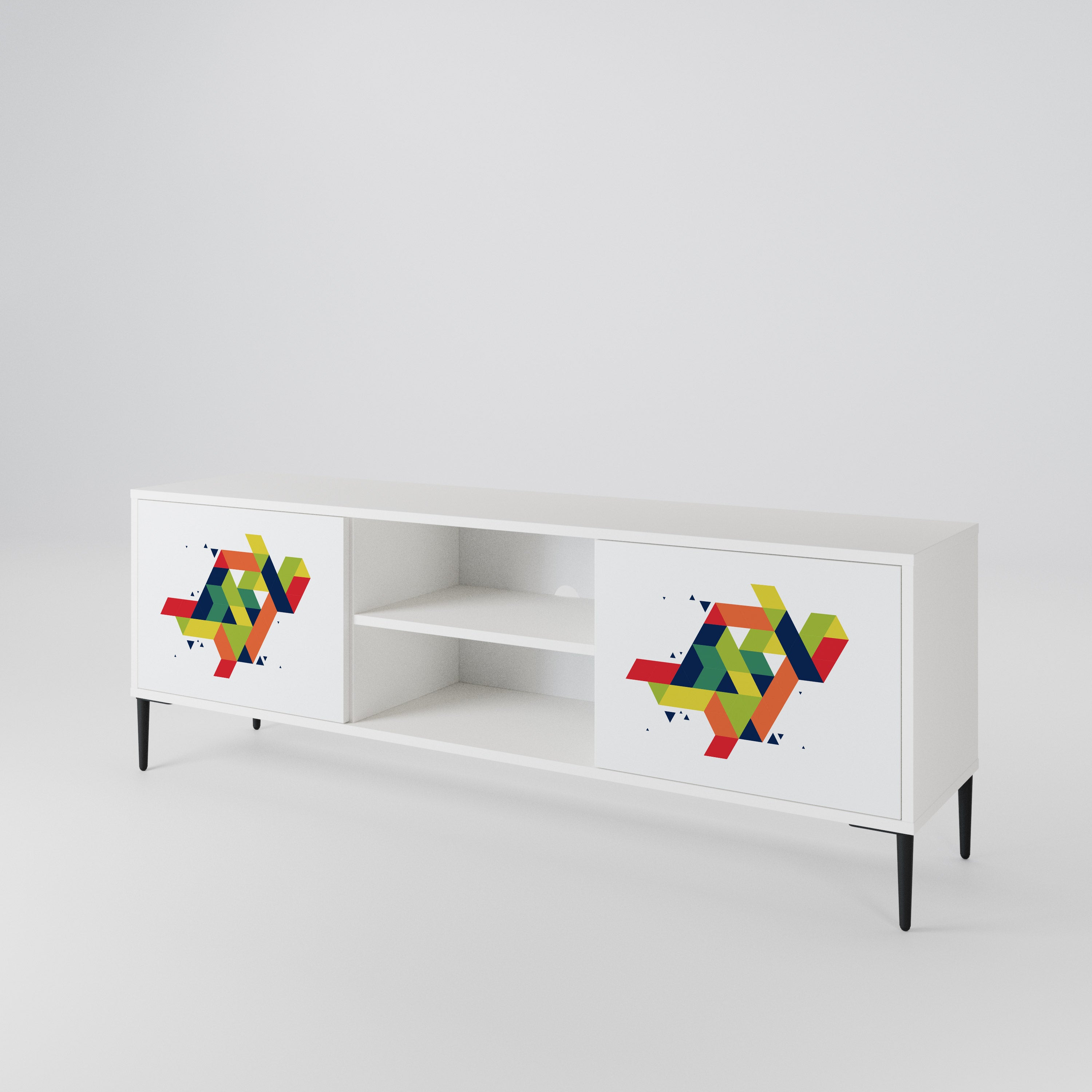 FUTURE SIGN 2-Door TV Cabinet