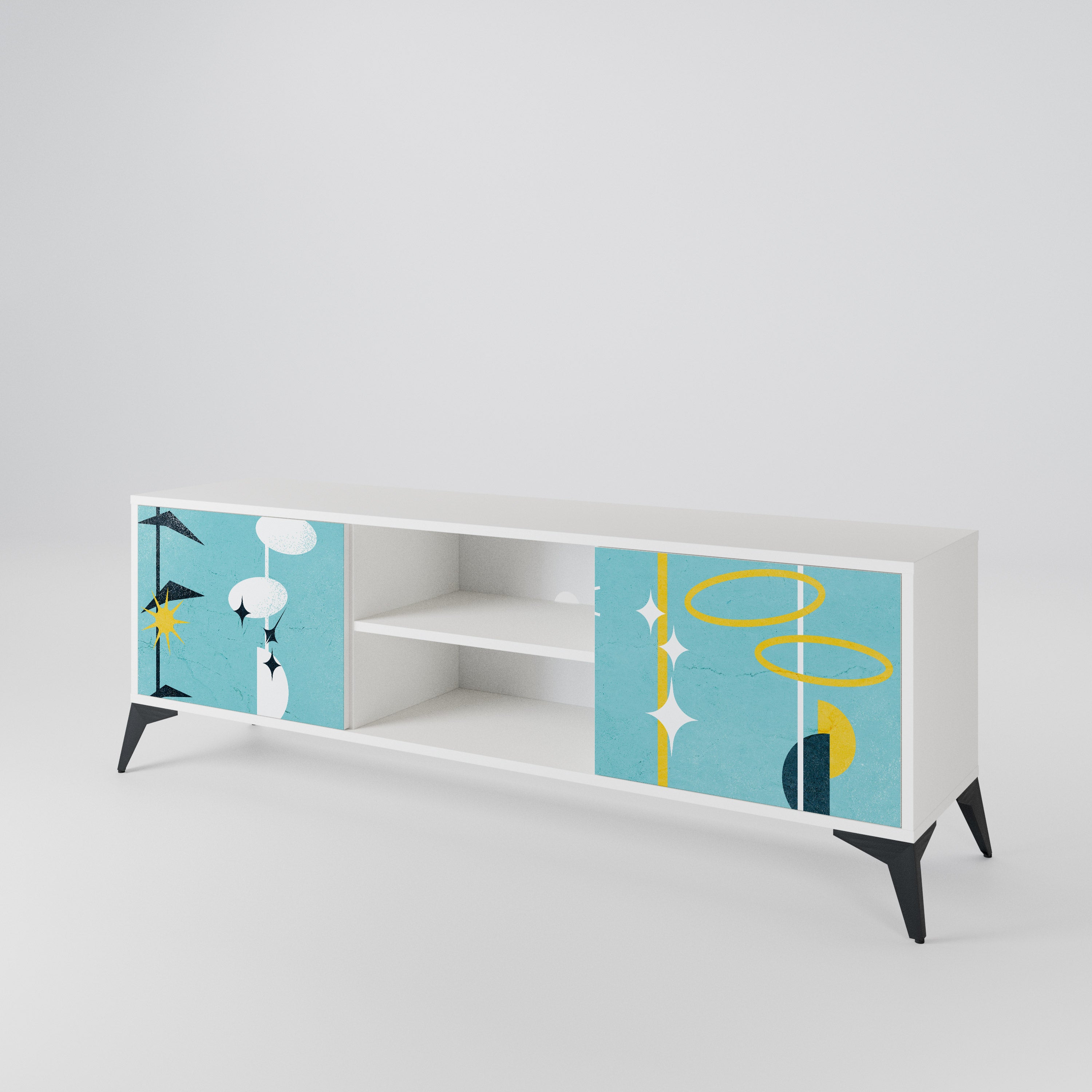 PATHS TO HAPPINESS 2-Door TV Cabinet