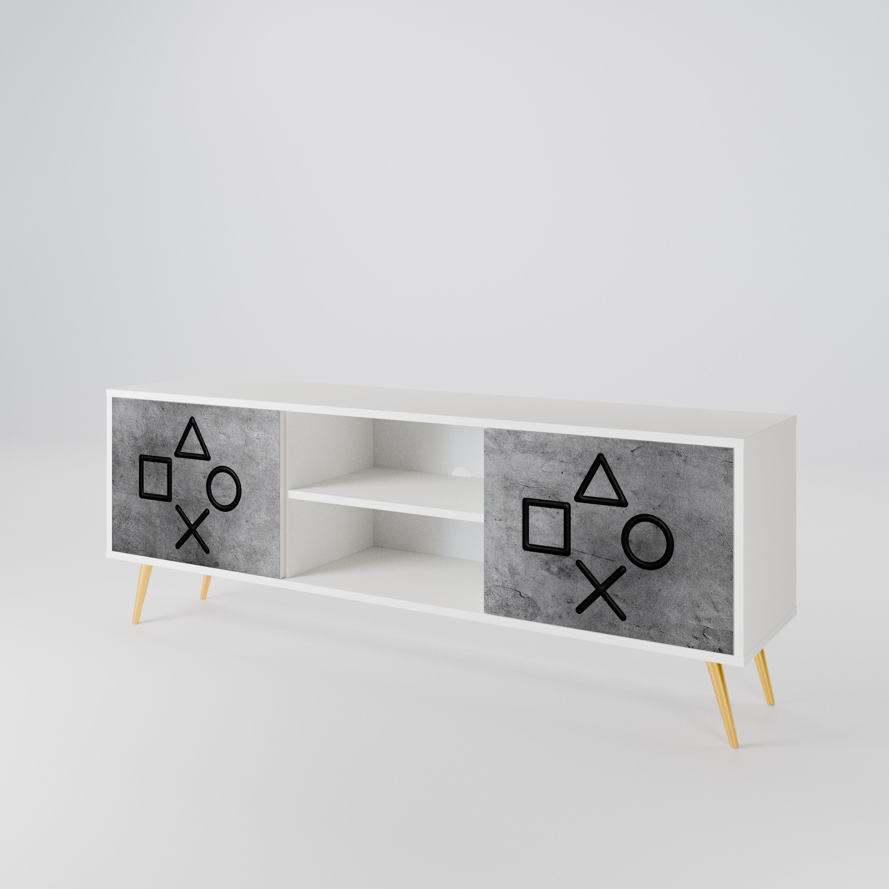 GAMER CHOICE 2-Door TV Cabinet