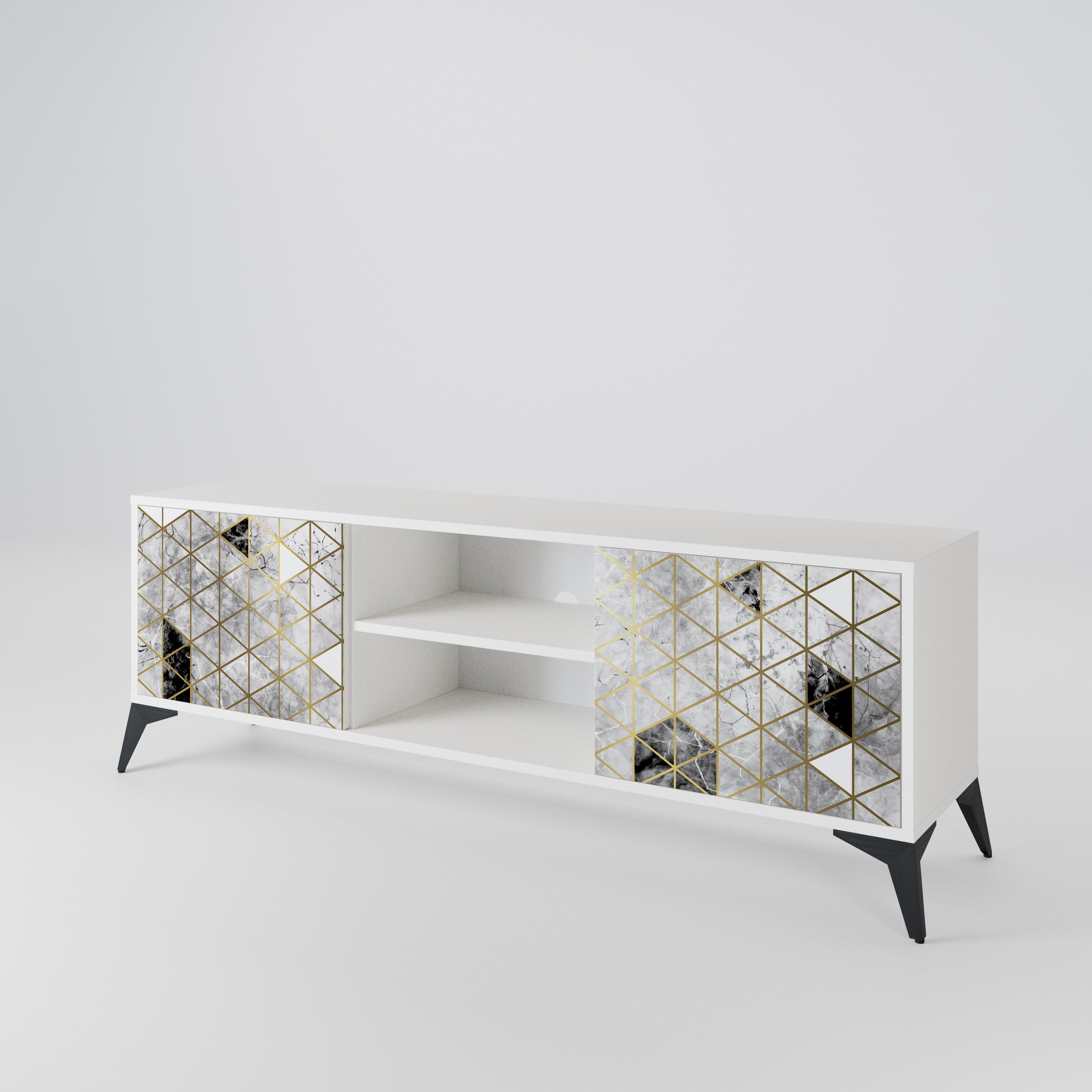 ASHEN ARIA 2-Door TV Cabinet