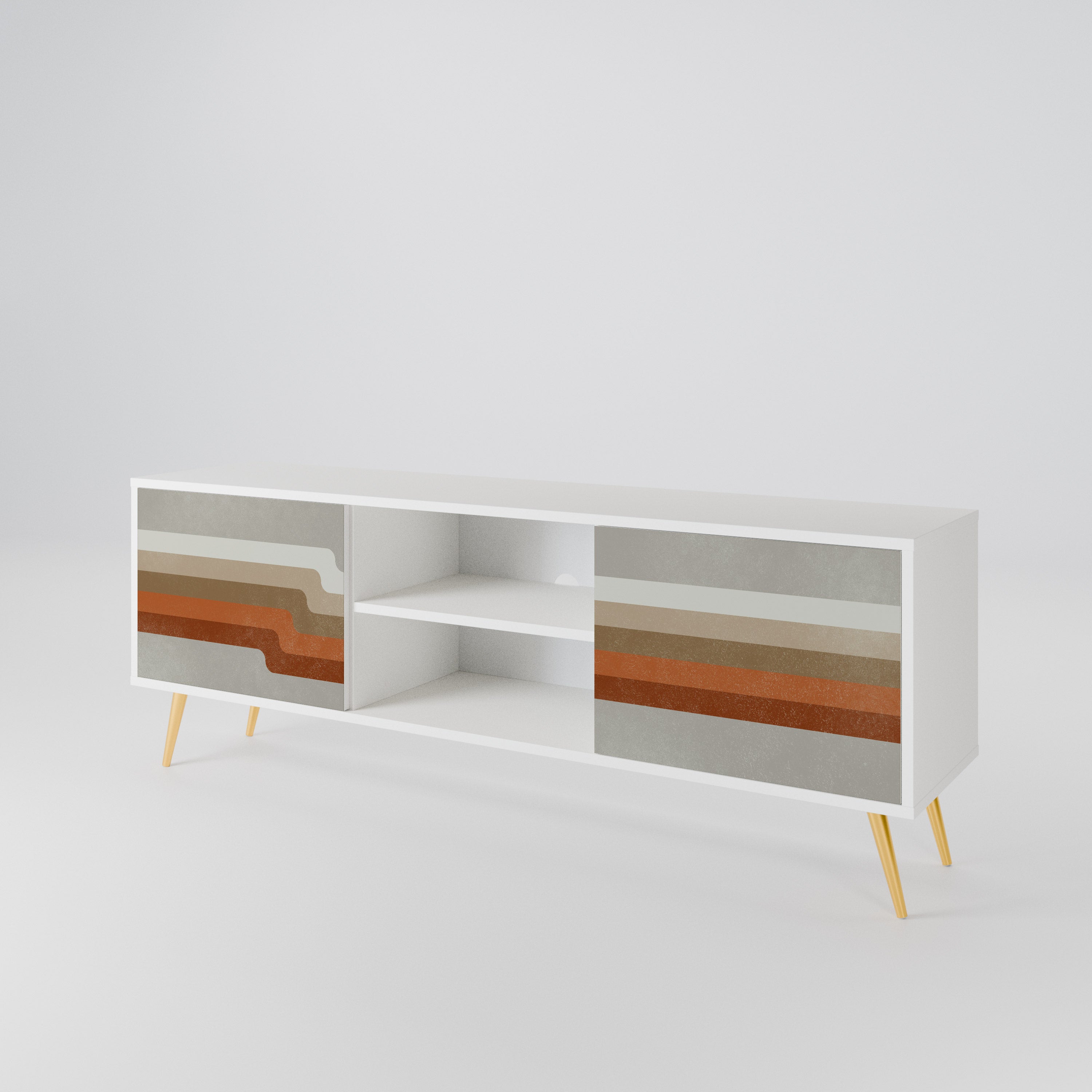 PECULIAR TRAIL 2-Door TV Cabinet