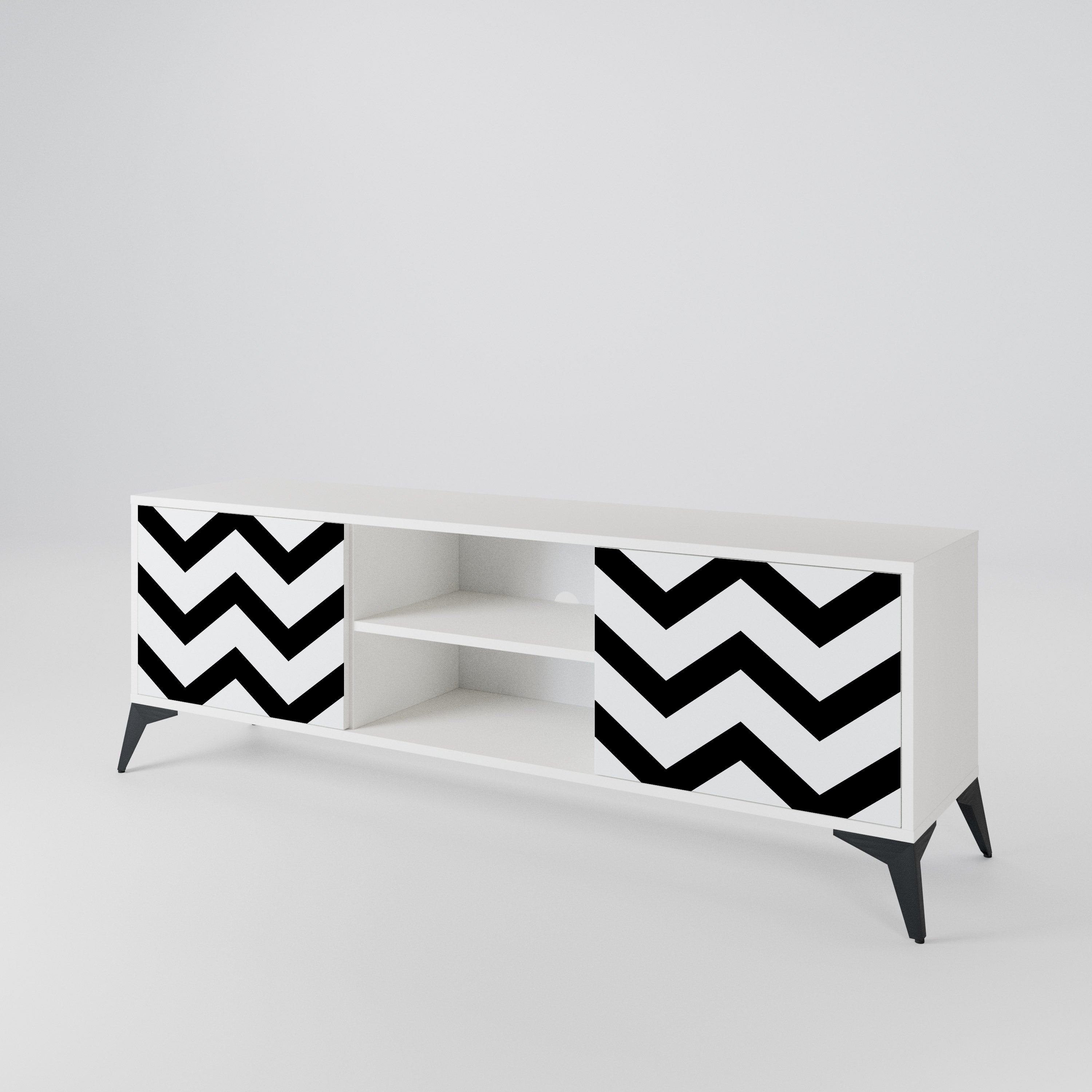 CLASSIC ZIG ZAG Έπιπλο τηλεόρασης 2-θυρών
