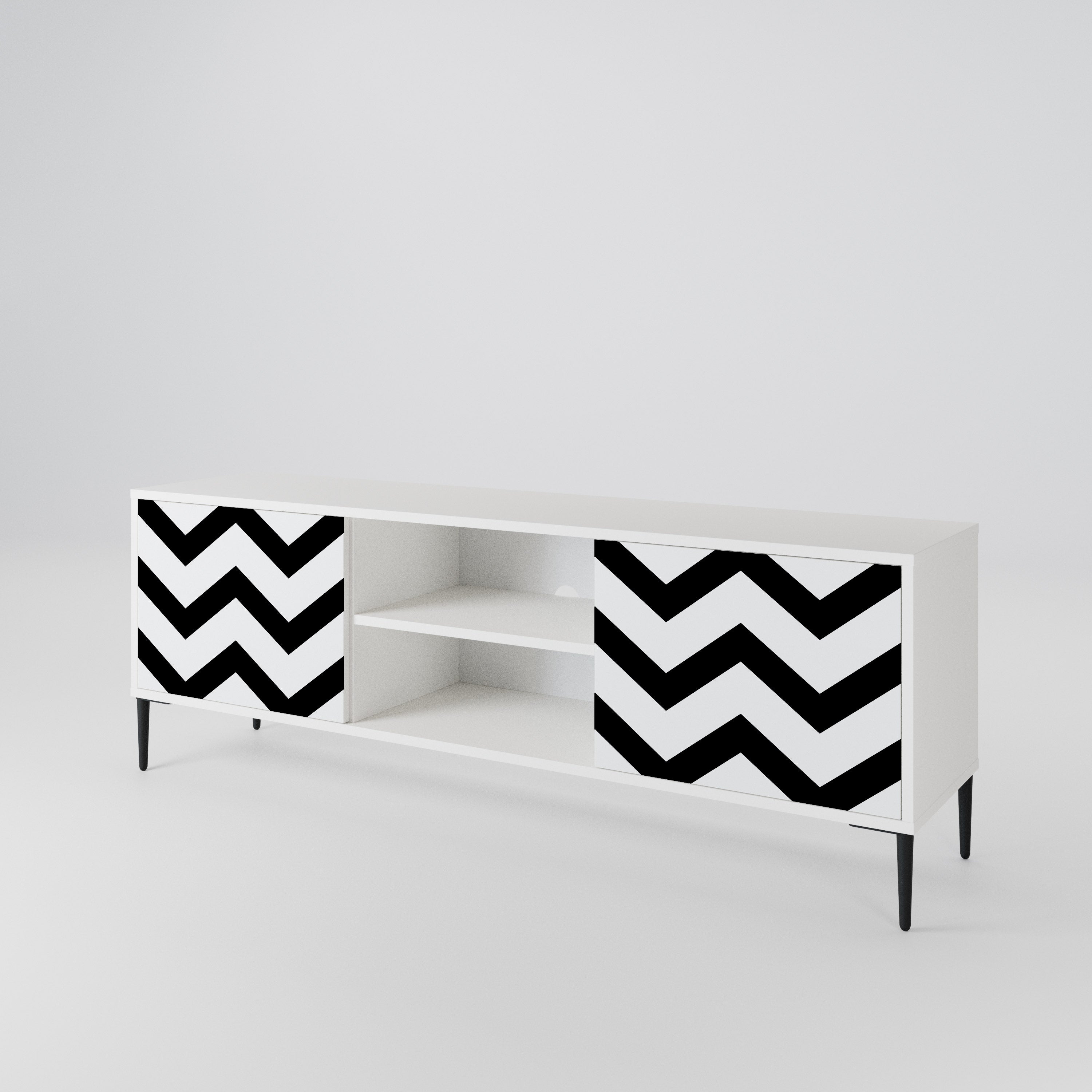 CLASSIC ZIG ZAG Έπιπλο τηλεόρασης 2-θυρών