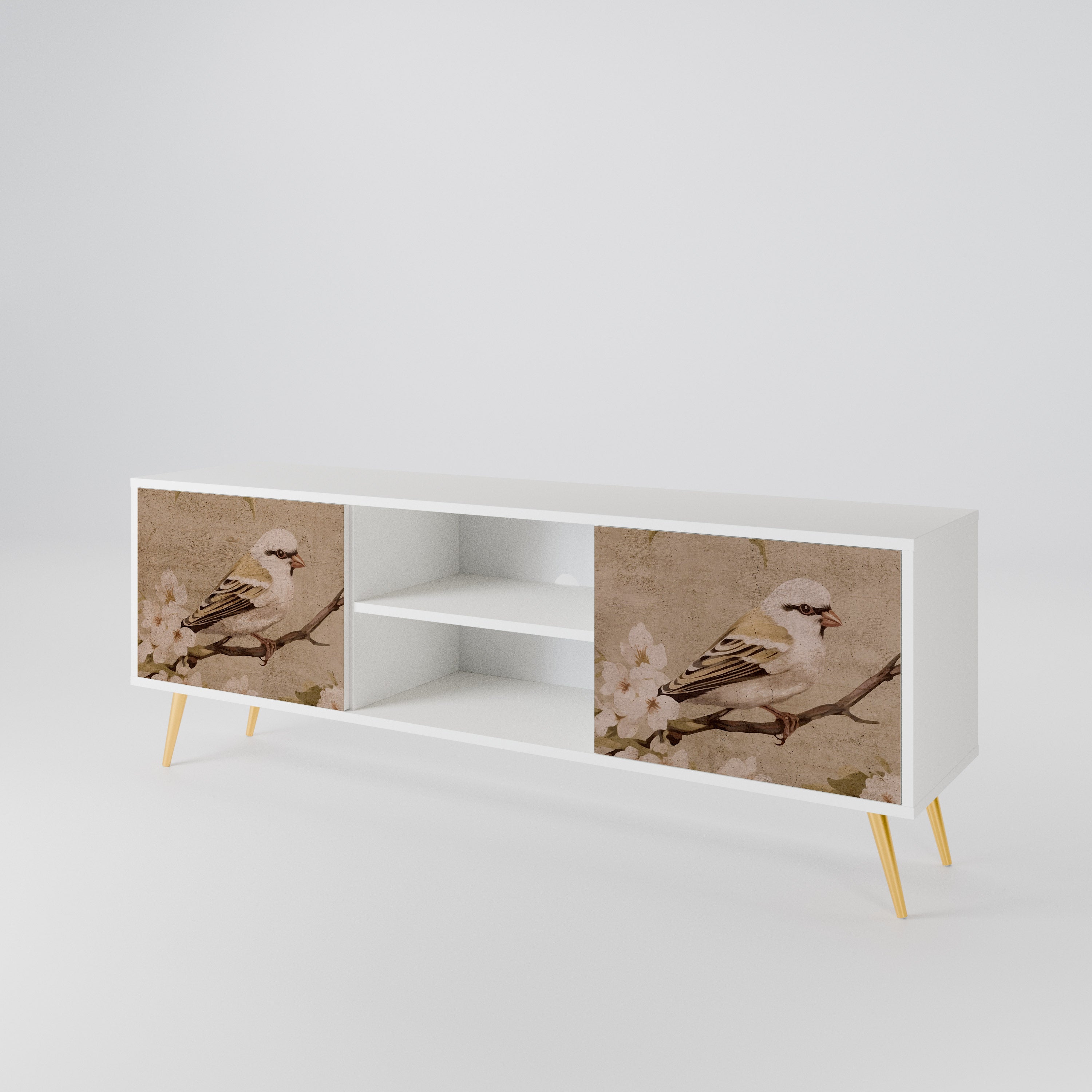 PETAL DISTINGUISH Έπιπλο τηλεόρασης 2-θυρών