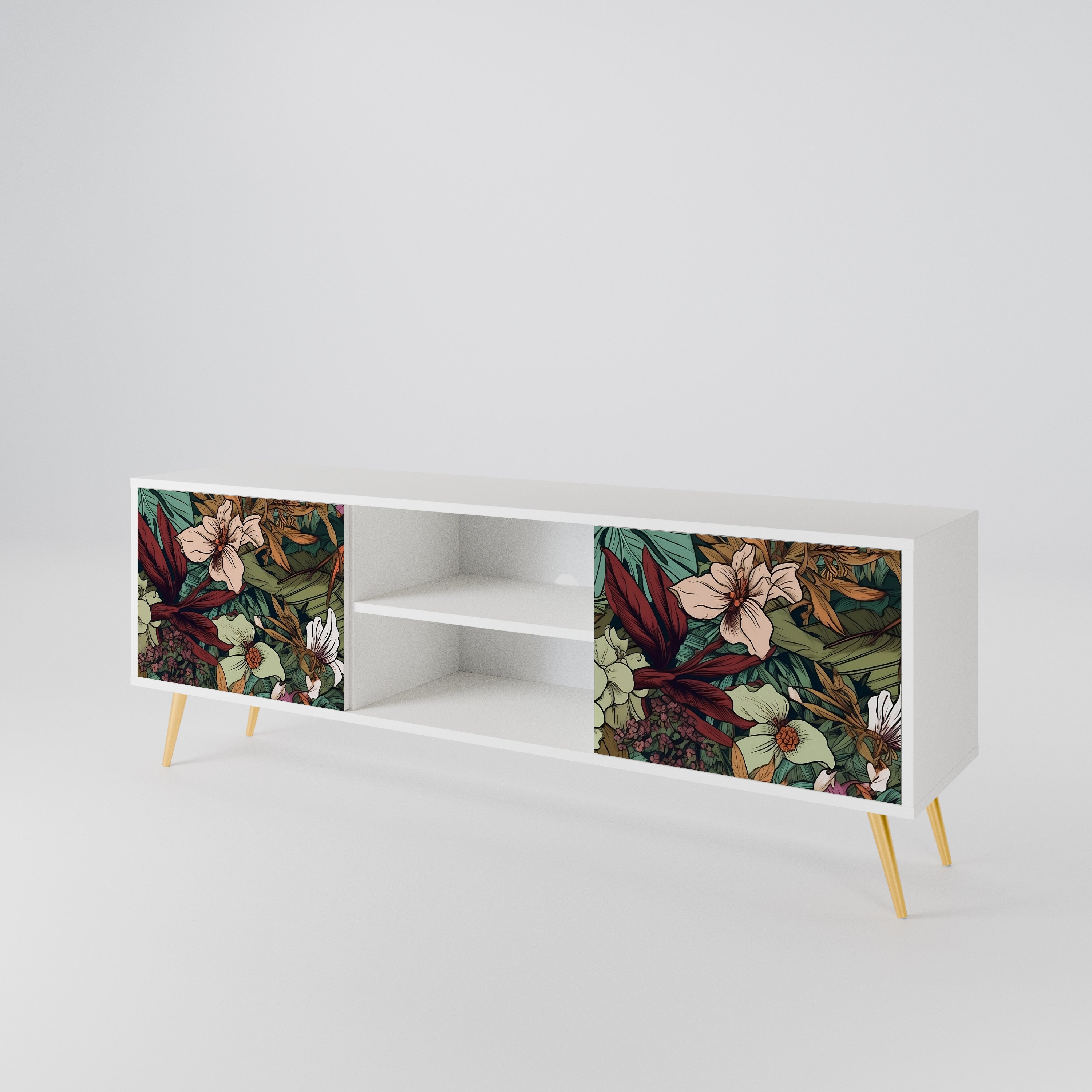 BOTANICAL EMERGENCE Έπιπλο τηλεόρασης 2-θυρών