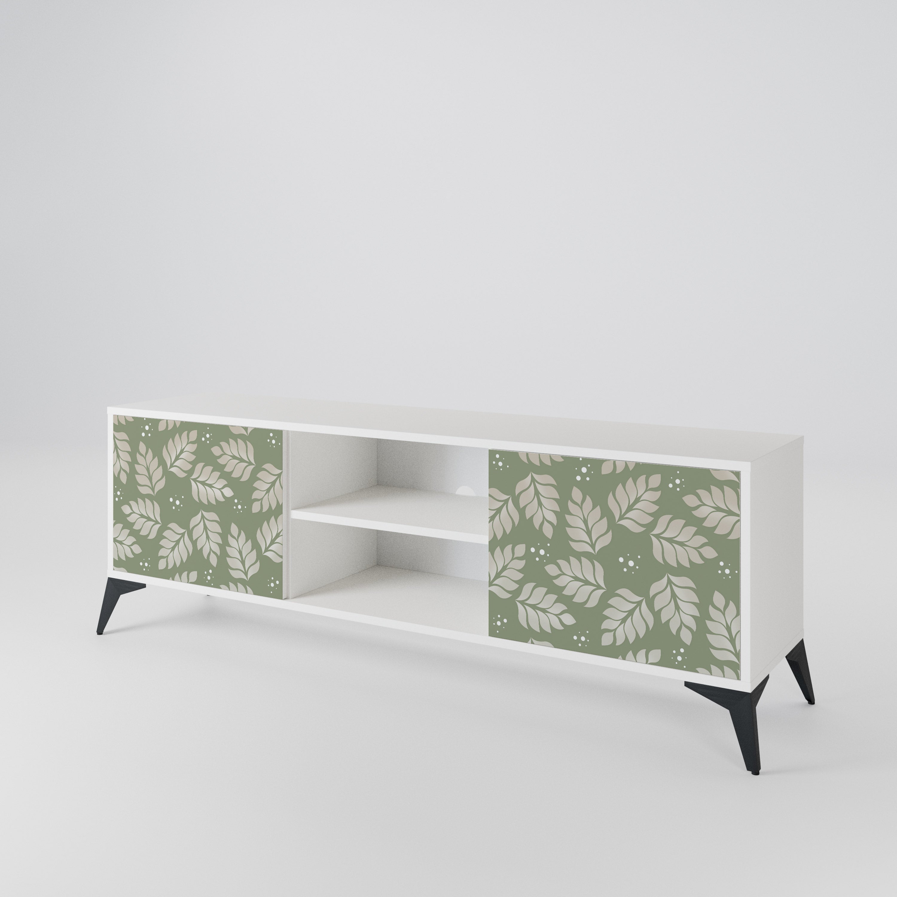 LEAVES ON GREEN 2-Door TV Cabinet