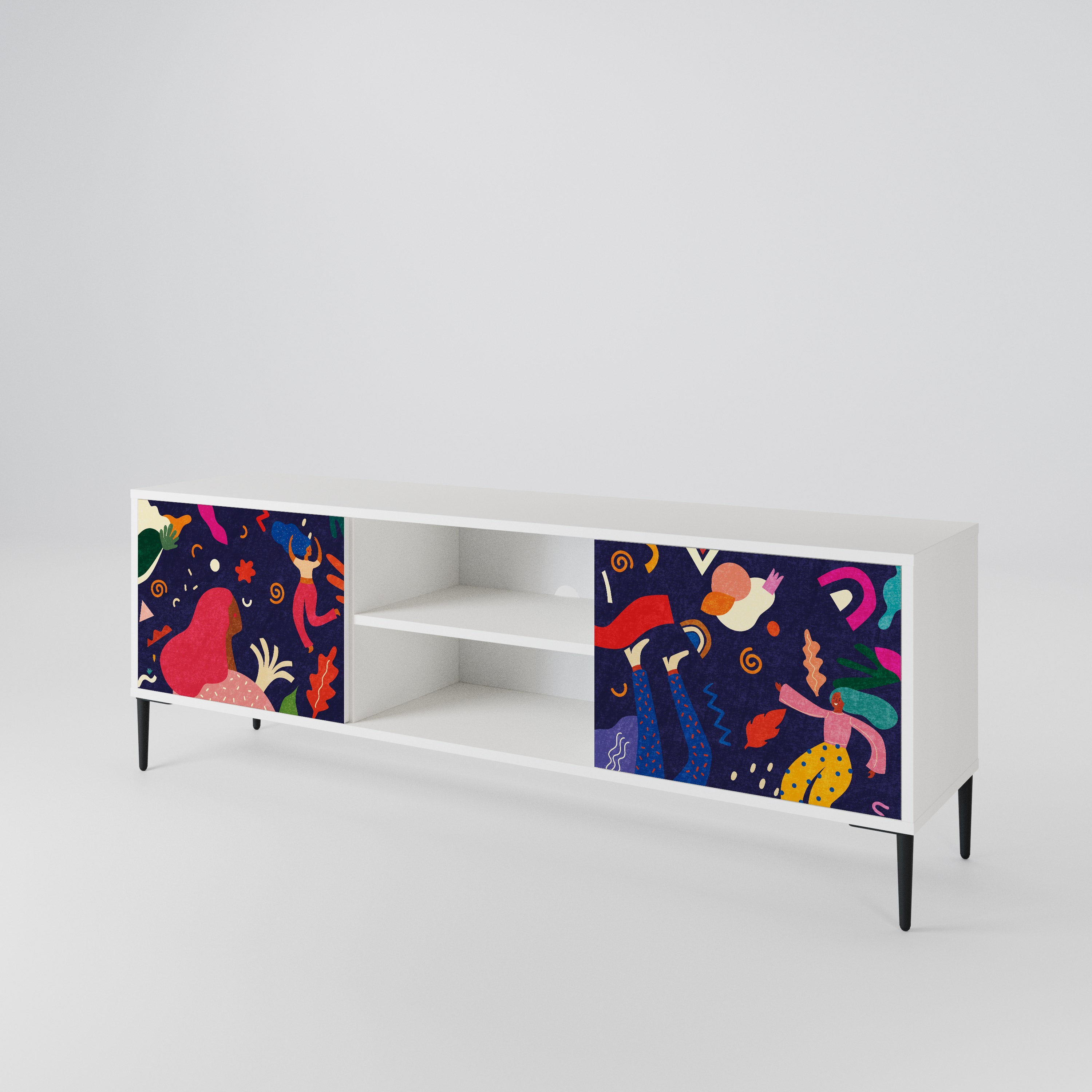 FESTIVE PLEASURES 2-Door TV Cabinet