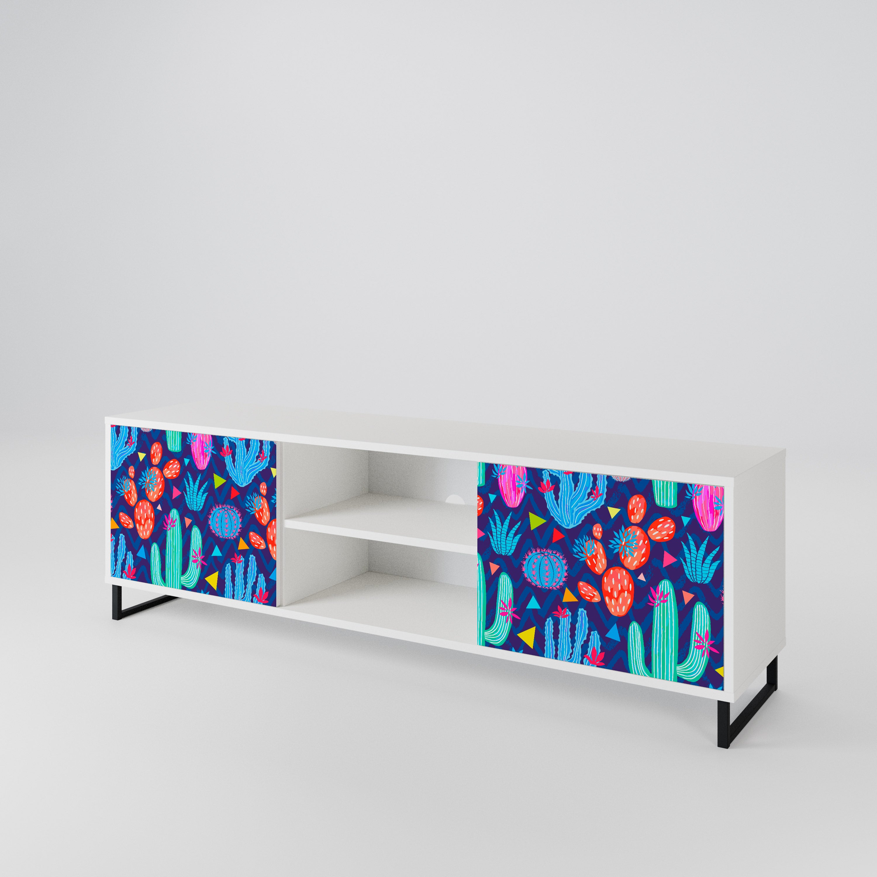 CACTUS VIBES 2-Door TV Cabinet